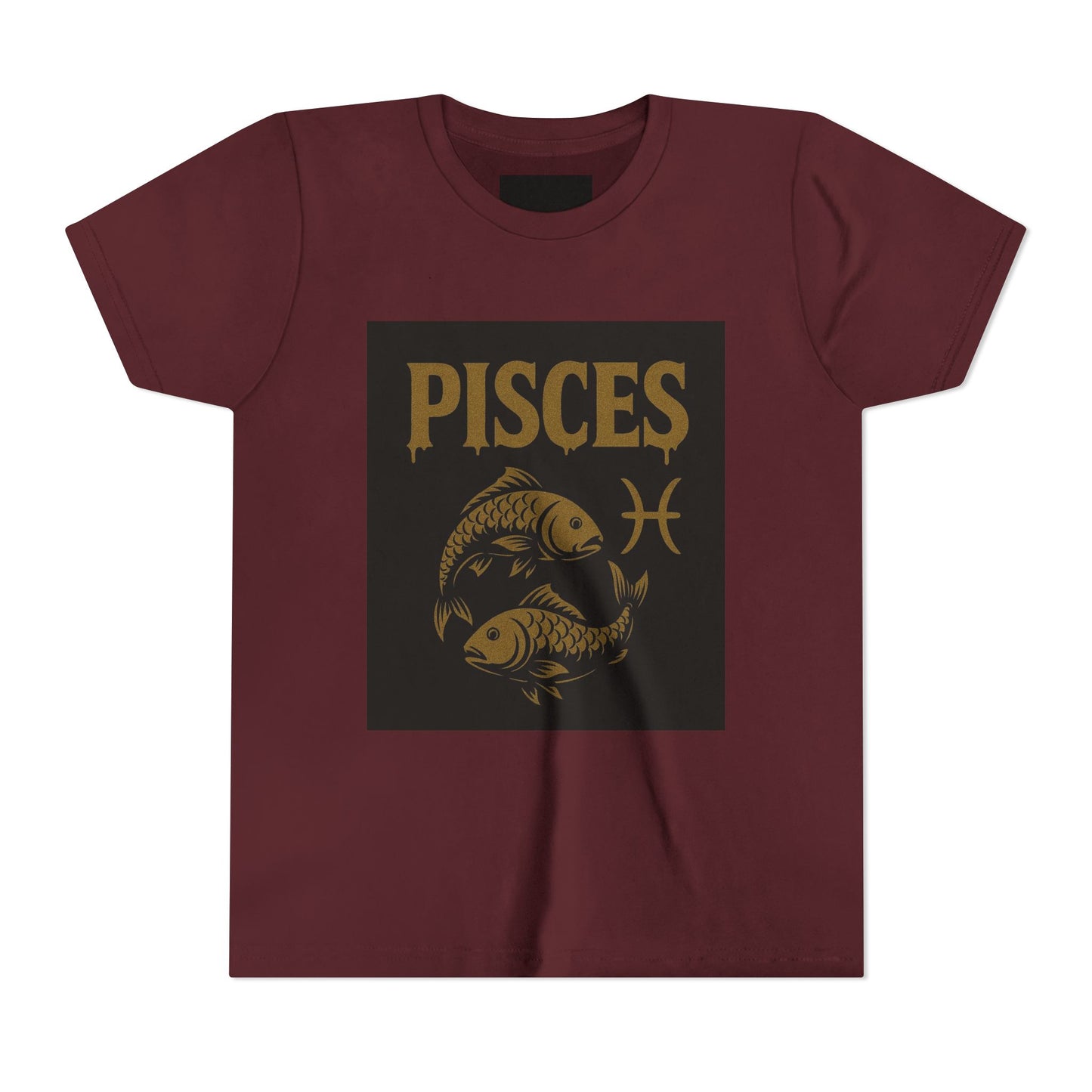Gemini Wolf Youth Short Sleeve Tee - Astrology Shirt, Birthday Gift, Zodiac Apparel, Unique Tee for Kids