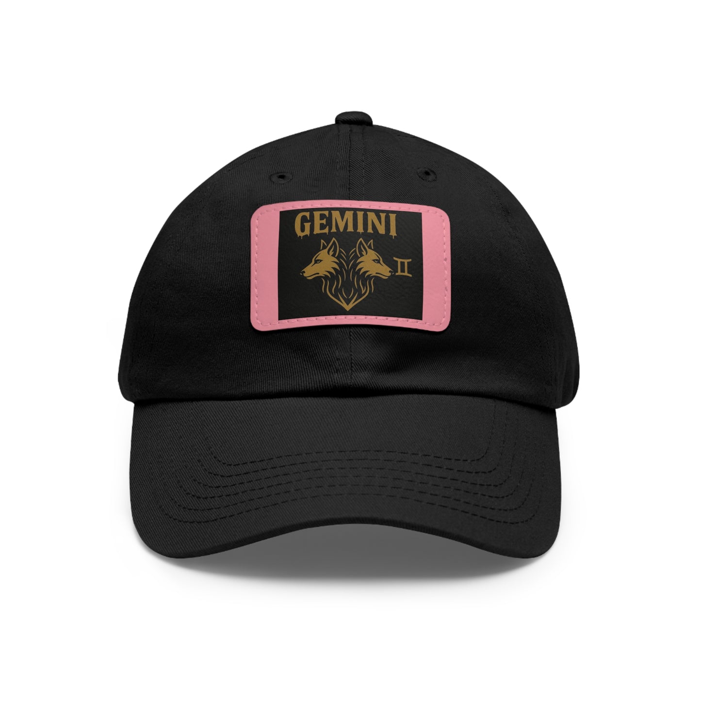 Dad Hat with Leather Patch, Astrology Fashion Hat, Gift for Pisces, Casual Outfit Accessory, Birthday Gift for Him
