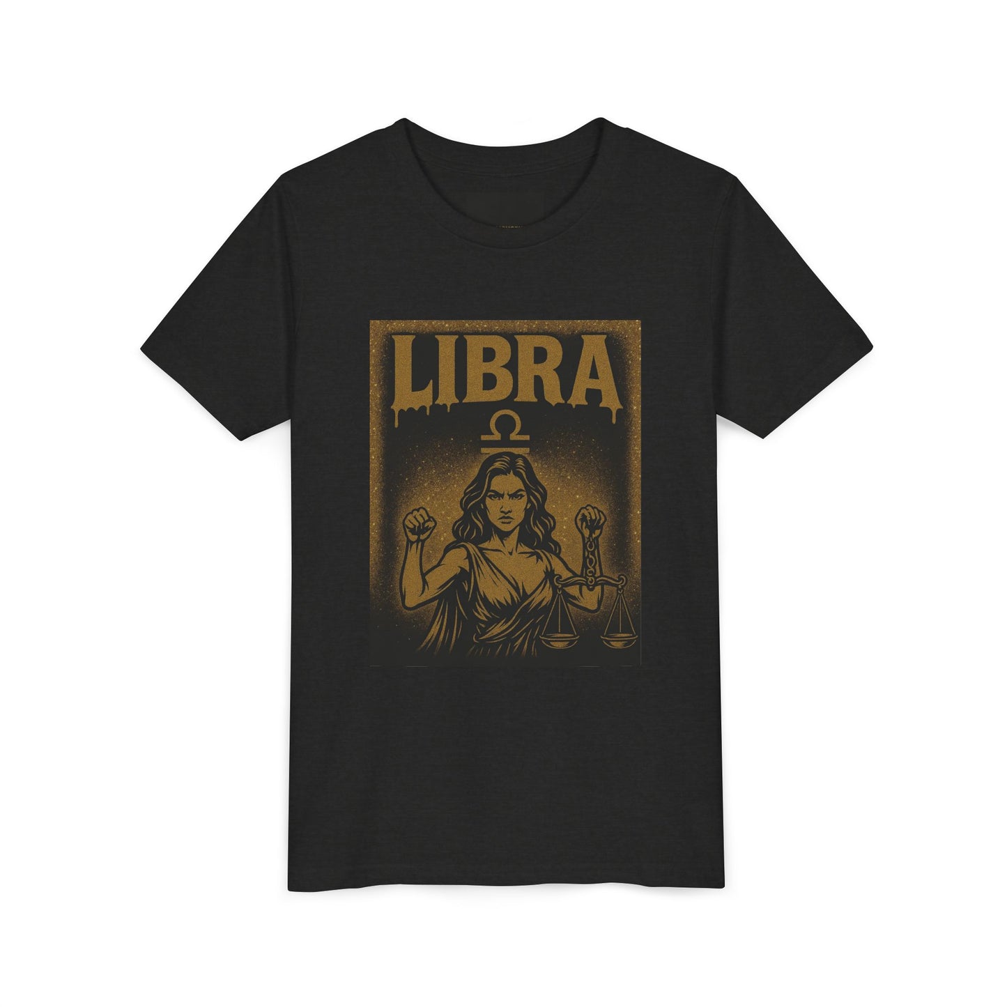 Gemini Wolf Youth Short Sleeve Tee - Astrology Shirt, Birthday Gift, Zodiac Apparel, Unique Tee for Kids