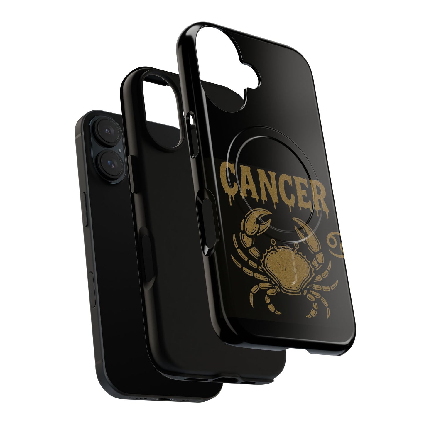 Cancer Zodiac Magnetic Phone Case, Tough Phone Cover for Astrologers, Horoscope Gift, Astrology Accessory, Durable Cell Phone Protector