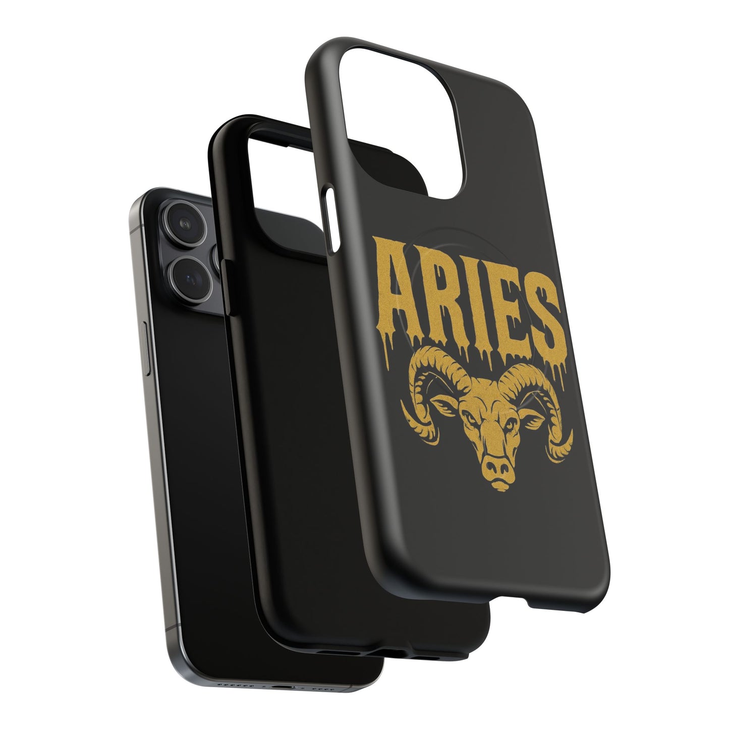ARIES  Zodiac Magnetic Phone Case, Tough Phone Cover for Astrologers, Horoscope Gift, Astrology Accessory, Durable Cell Phone Protector