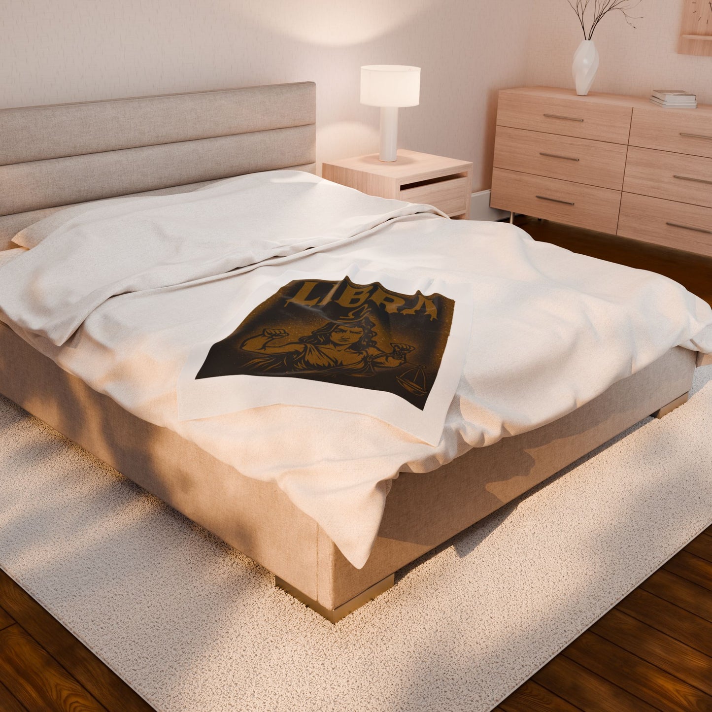 Scorpio Velveteen Plush Blanket | Cozy Zodiac Throw, Astrology Gift, Unique Home Decor, Birthday Gift for Scorpio, Warm & Soft Blanket