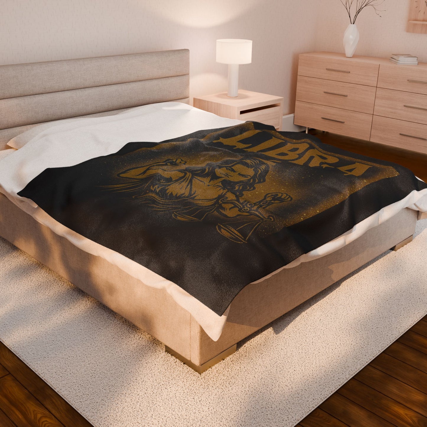 Scorpio Velveteen Plush Blanket | Cozy Zodiac Throw, Astrology Gift, Unique Home Decor, Birthday Gift for Scorpio, Warm & Soft Blanket