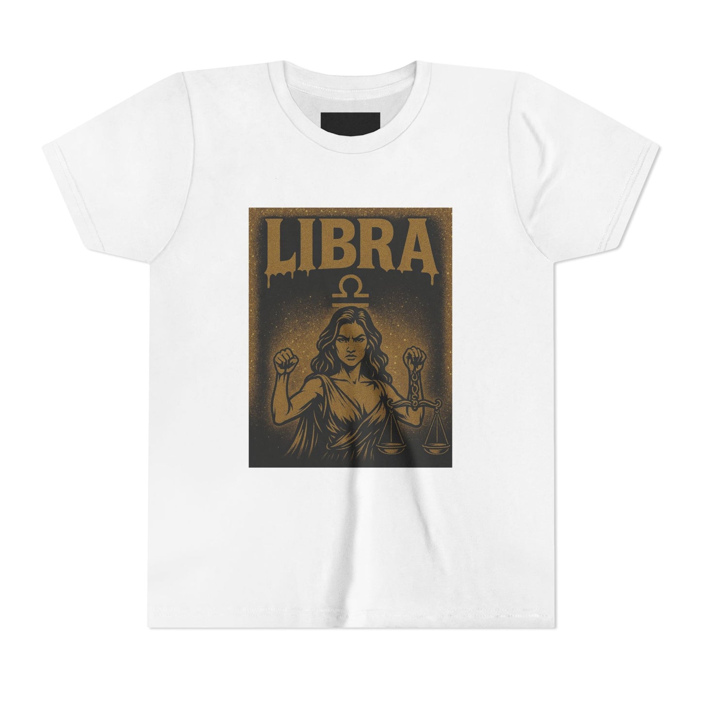 Gemini Wolf Youth Short Sleeve Tee - Astrology Shirt, Birthday Gift, Zodiac Apparel, Unique Tee for Kids