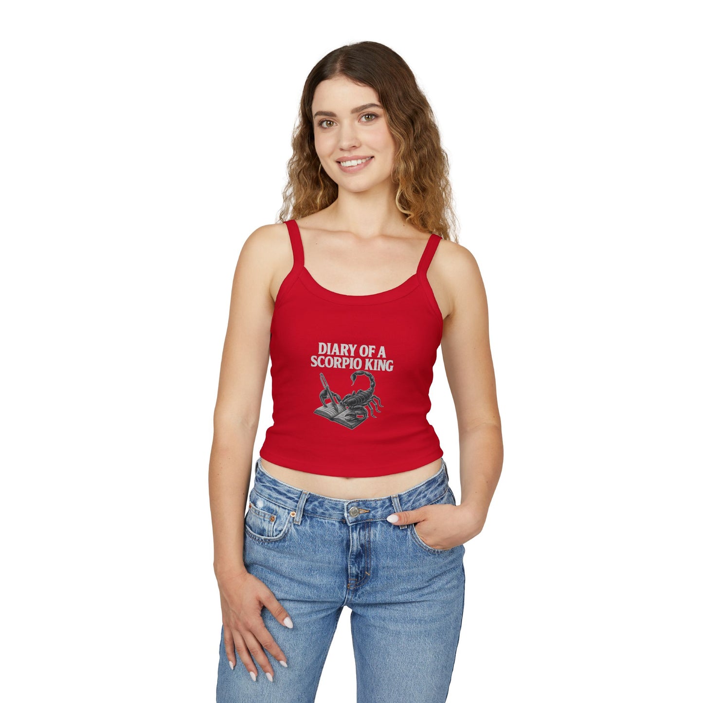 Sagittarius Zodiac Spaghetti Strap Tank Top, Astrology Apparel, Horoscope Gift, Birthday Top, Summer Fashion, Zodiac Sign Clothing