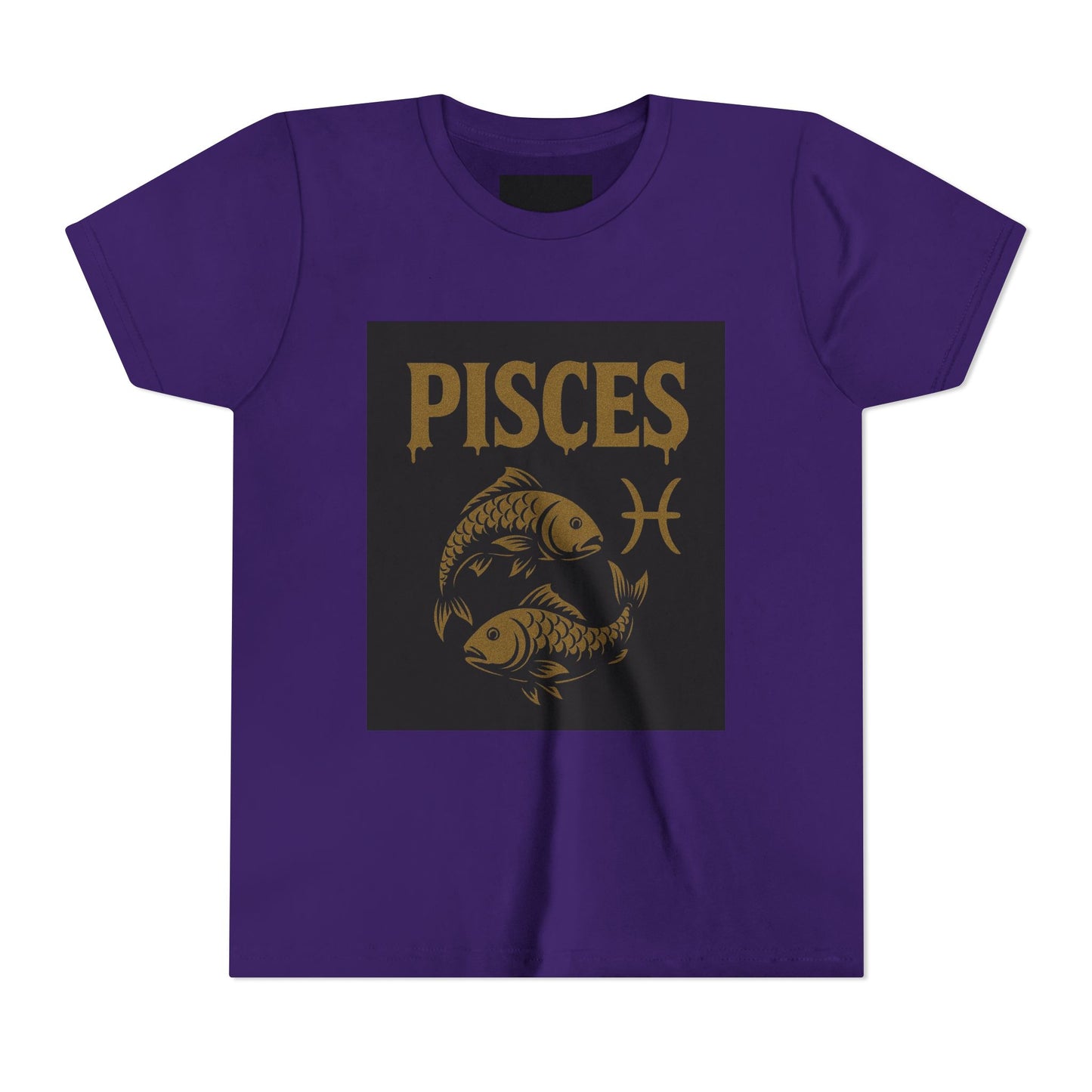 Gemini Wolf Youth Short Sleeve Tee - Astrology Shirt, Birthday Gift, Zodiac Apparel, Unique Tee for Kids