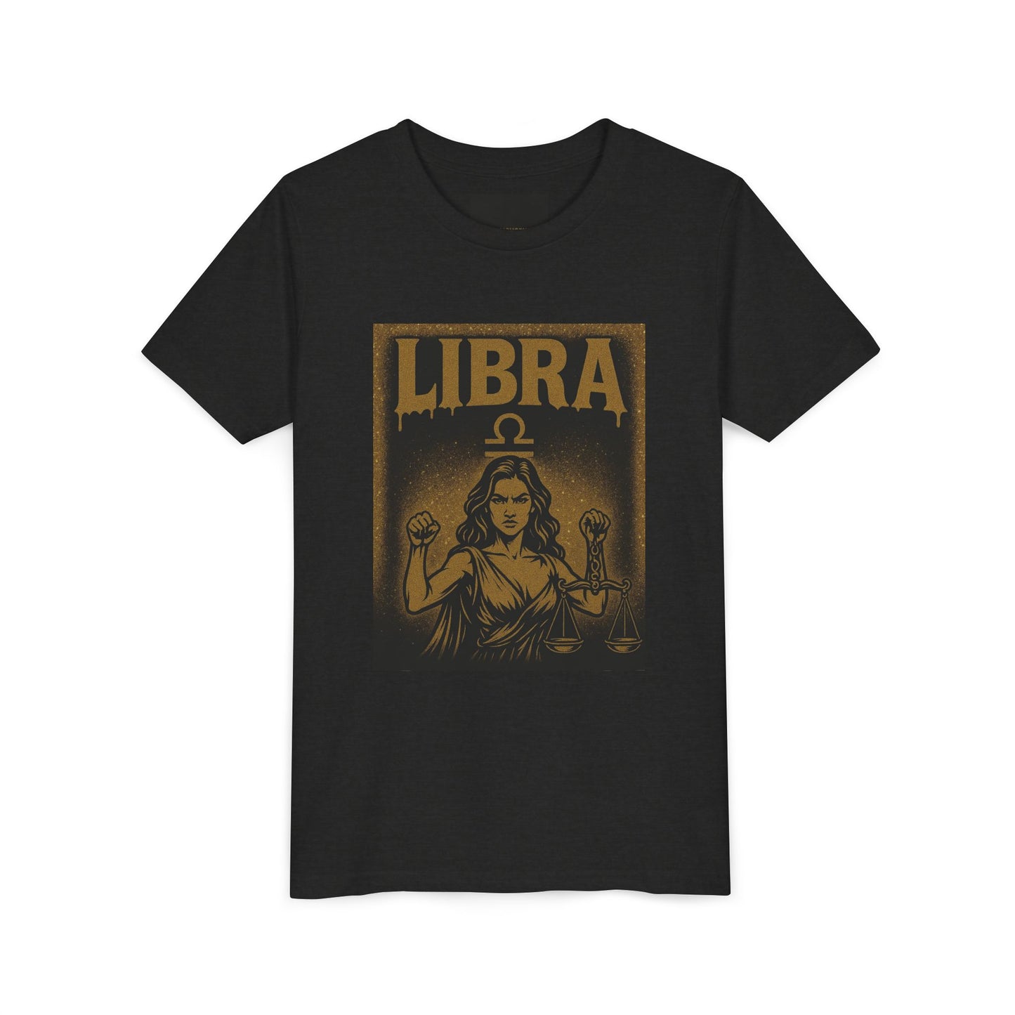 Gemini Wolf Youth Short Sleeve Tee - Astrology Shirt, Birthday Gift, Zodiac Apparel, Unique Tee for Kids