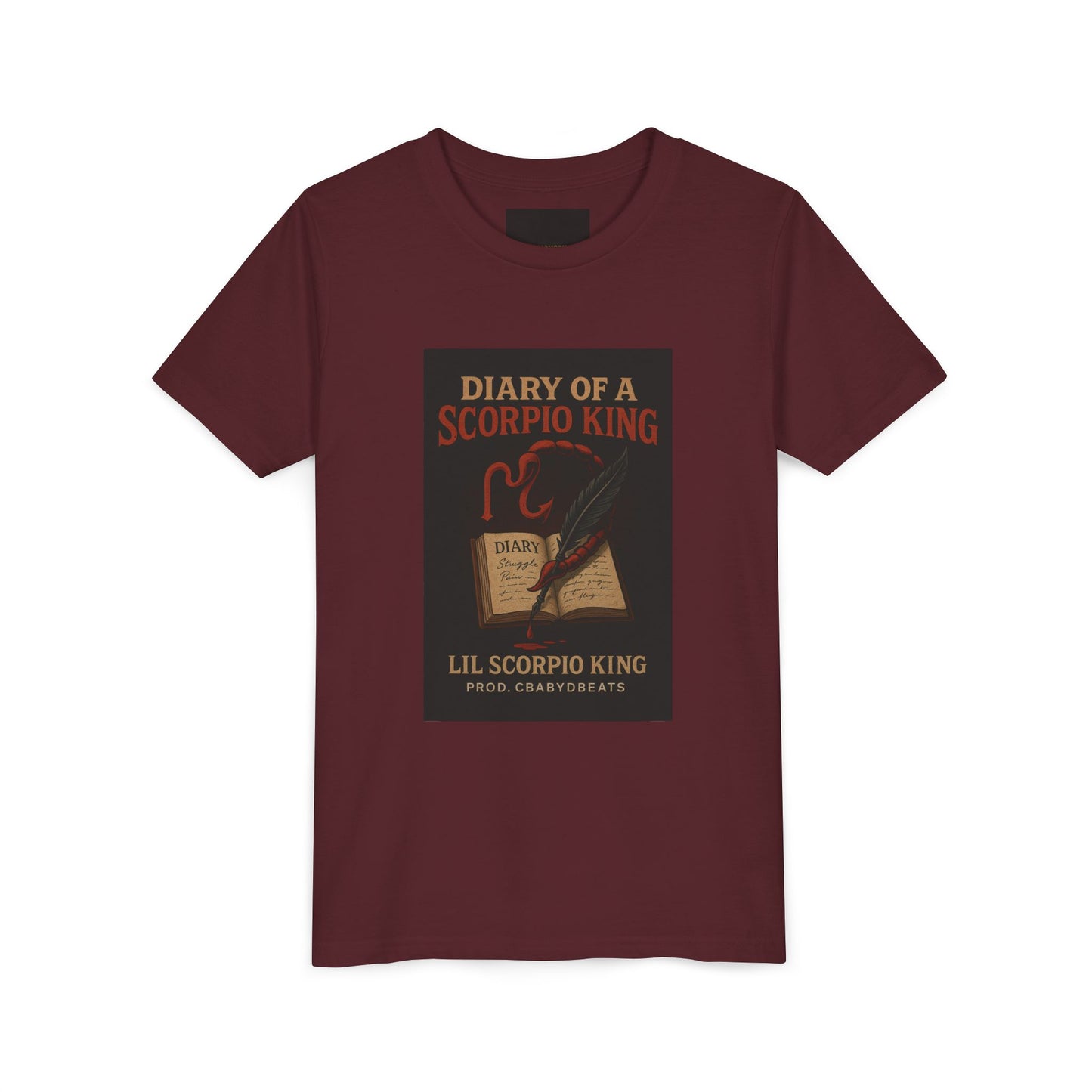 Gemini Wolf Youth Short Sleeve Tee - Astrology Shirt, Birthday Gift, Zodiac Apparel, Unique Tee for Kids