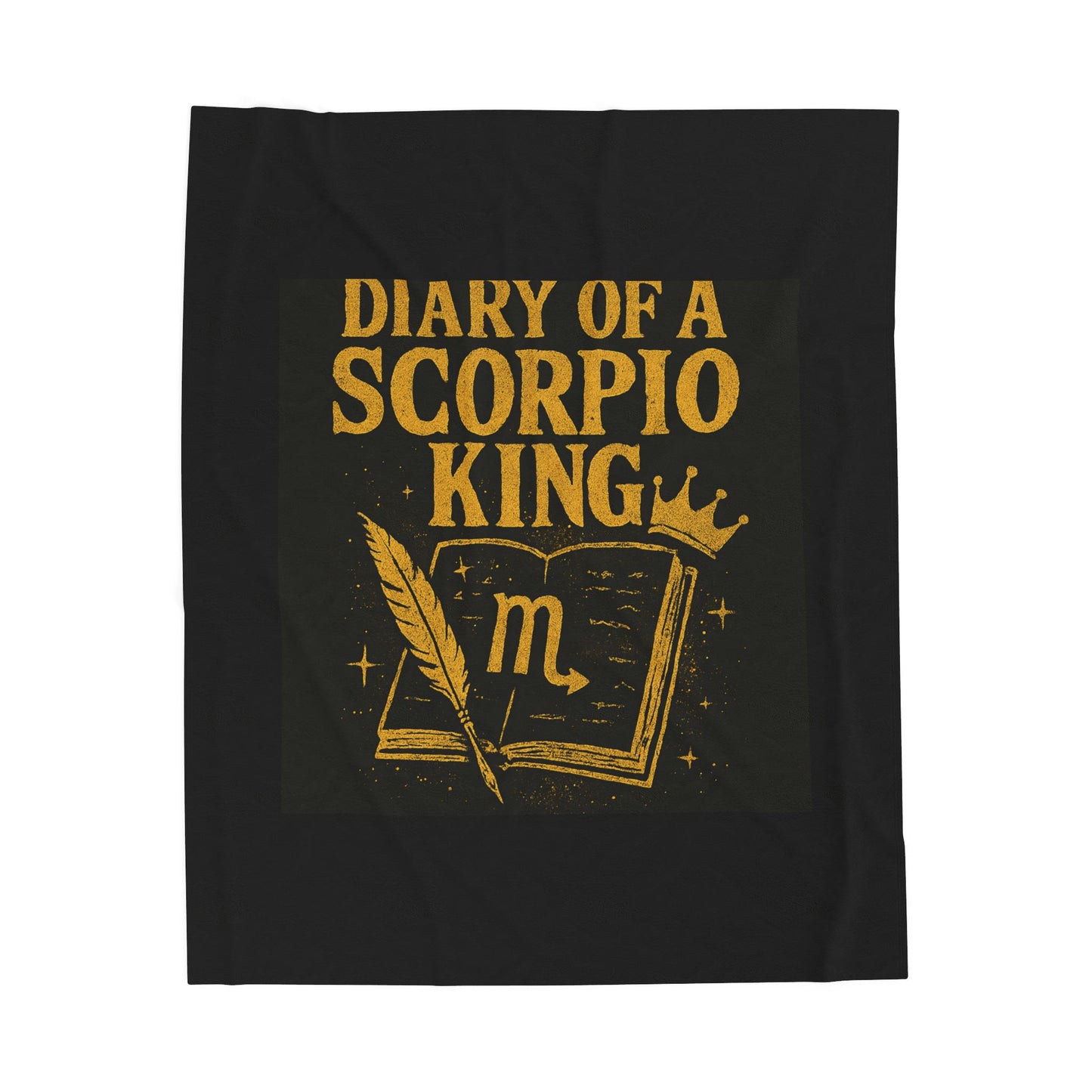 Scorpio Velveteen Plush Blanket | Cozy Zodiac Throw, Astrology Gift, Unique Home Decor, Birthday Gift for Scorpio, Warm & Soft Blanket