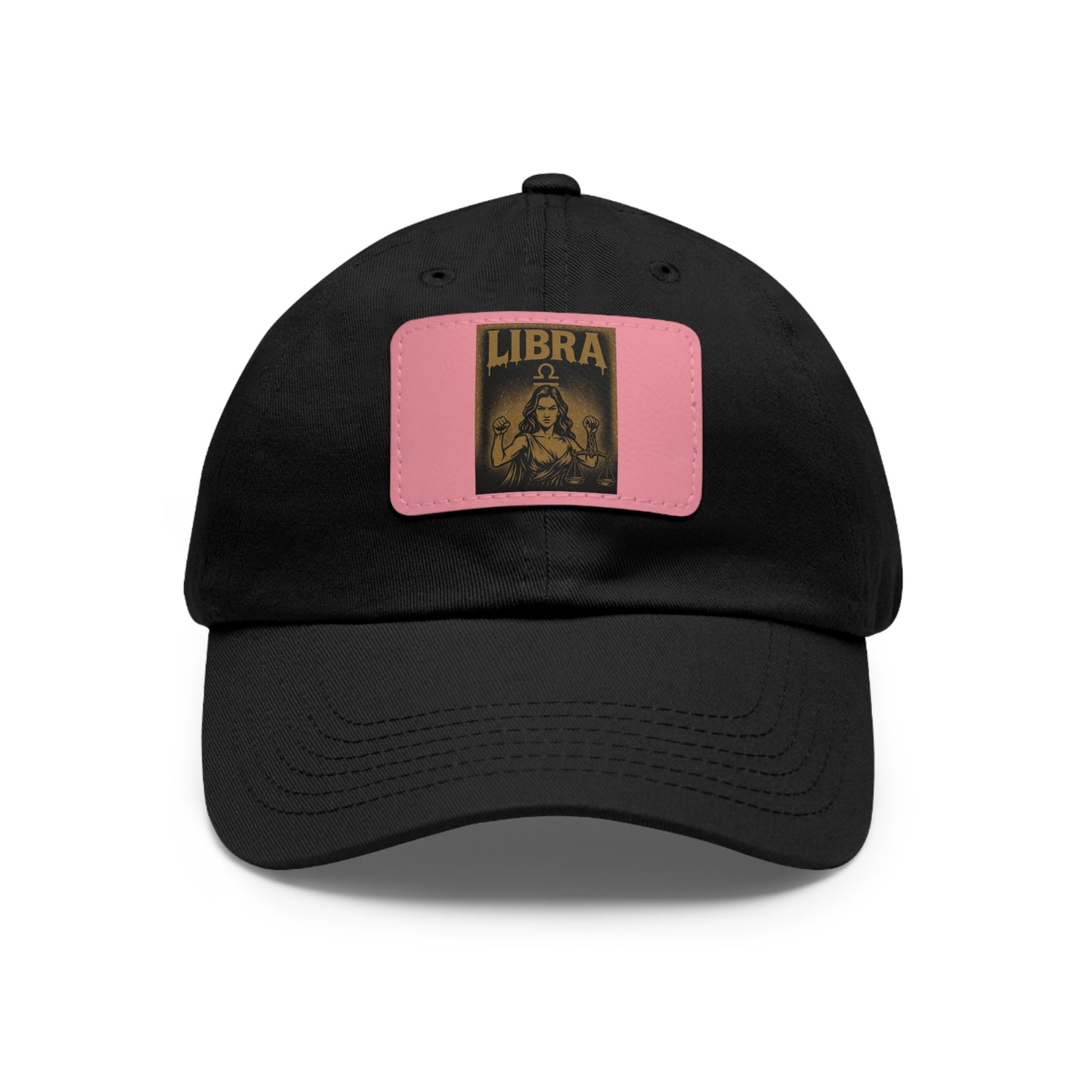 Dad Hat with Leather Patch, Astrology Fashion Hat, Gift for Pisces, Casual Outfit Accessory, Birthday Gift for Him