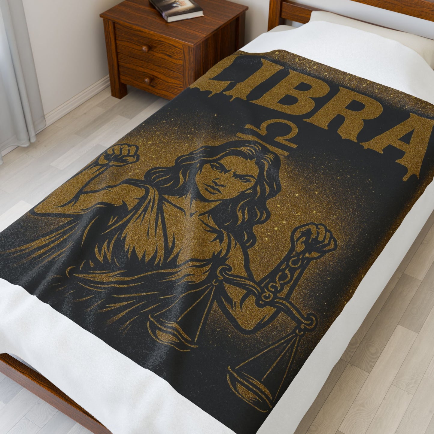 Scorpio Velveteen Plush Blanket | Cozy Zodiac Throw, Astrology Gift, Unique Home Decor, Birthday Gift for Scorpio, Warm & Soft Blanket