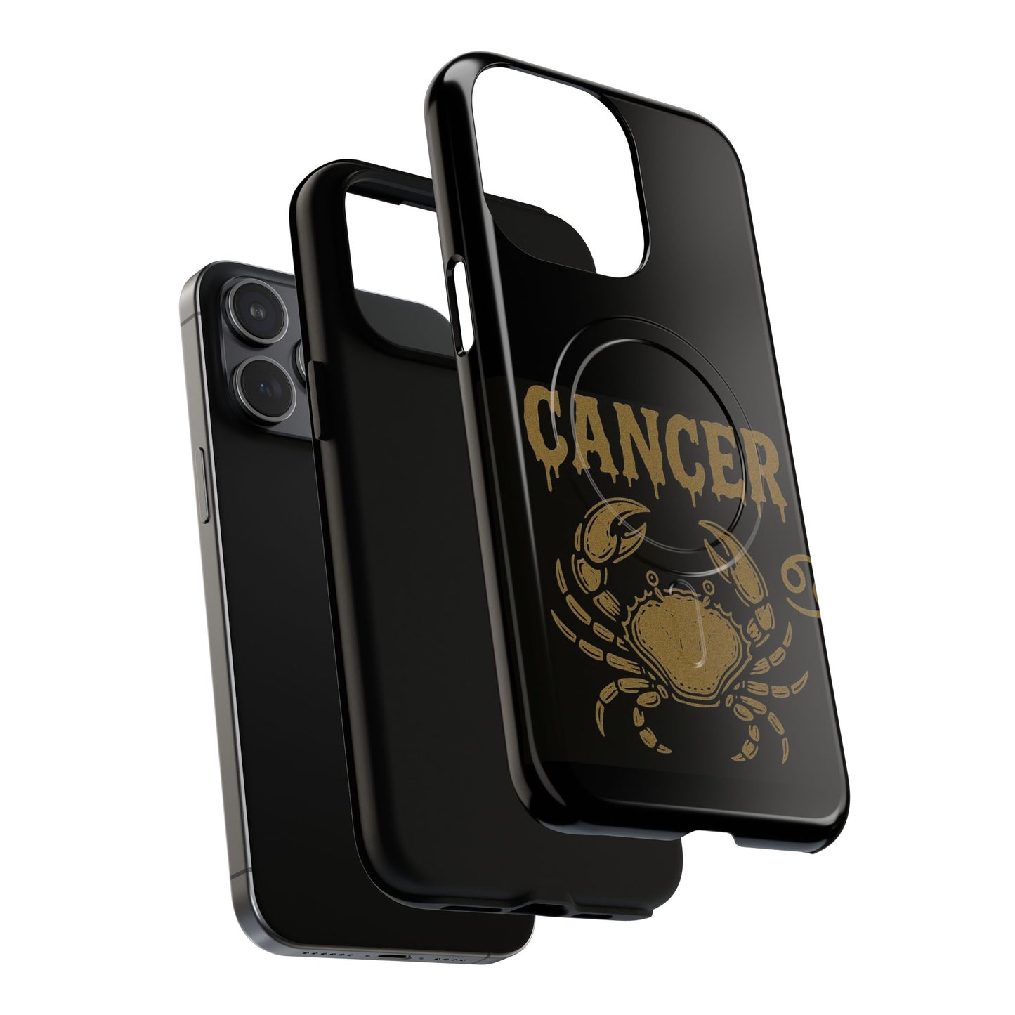 Cancer Zodiac Magnetic Phone Case, Tough Phone Cover for Astrologers, Horoscope Gift, Astrology Accessory, Durable Cell Phone Protector