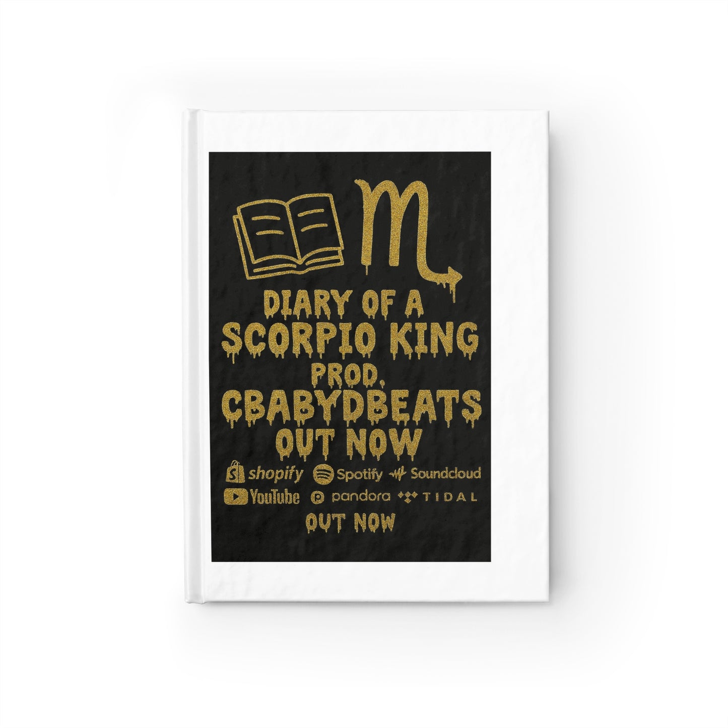Scorpio King Journal - Diary of a Scorpio King, Astrology Journal, Personalized Gift, Zodiac Notebook, Halloween Gift