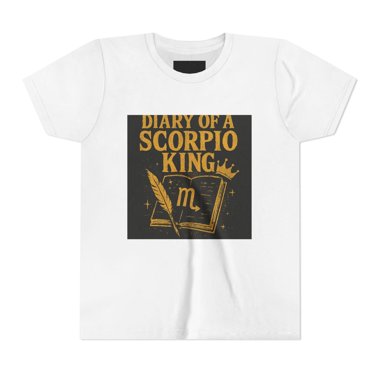 Gemini Wolf Youth Short Sleeve Tee - Astrology Shirt, Birthday Gift, Zodiac Apparel, Unique Tee for Kids