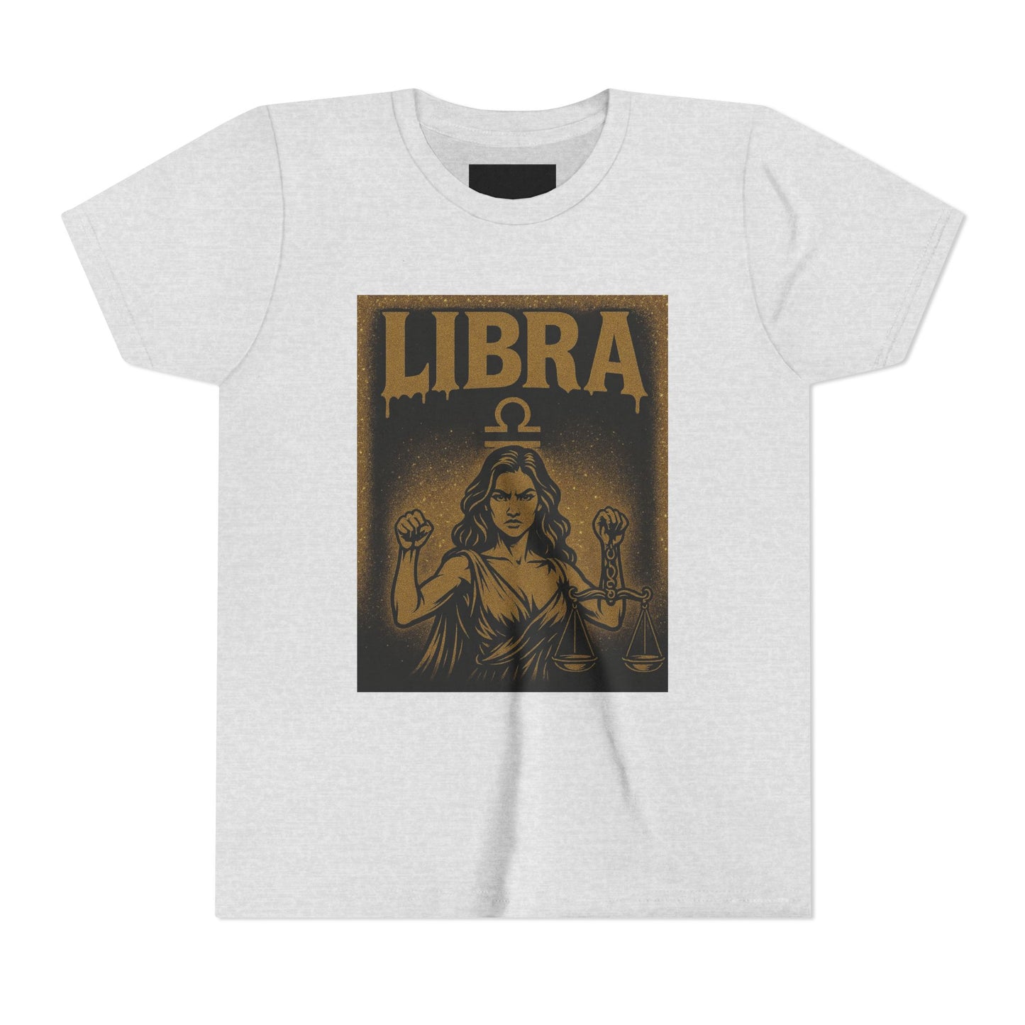 Gemini Wolf Youth Short Sleeve Tee - Astrology Shirt, Birthday Gift, Zodiac Apparel, Unique Tee for Kids