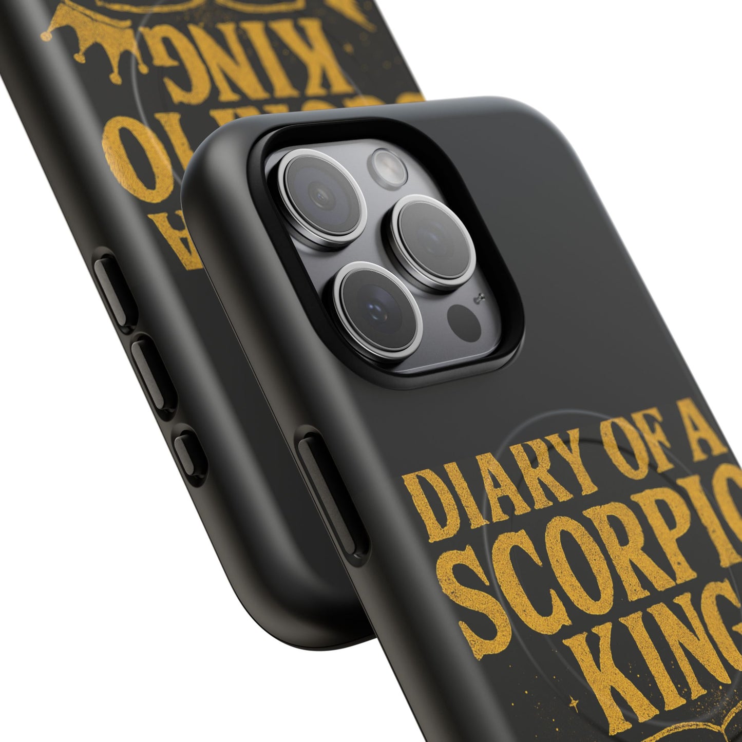 Diary of a scorpion king Zodiac Magnetic Phone Case, Tough Phone Cover for Astrologers, Horoscope Gift, Astrology Accessory, Durable Cell Phone Protector