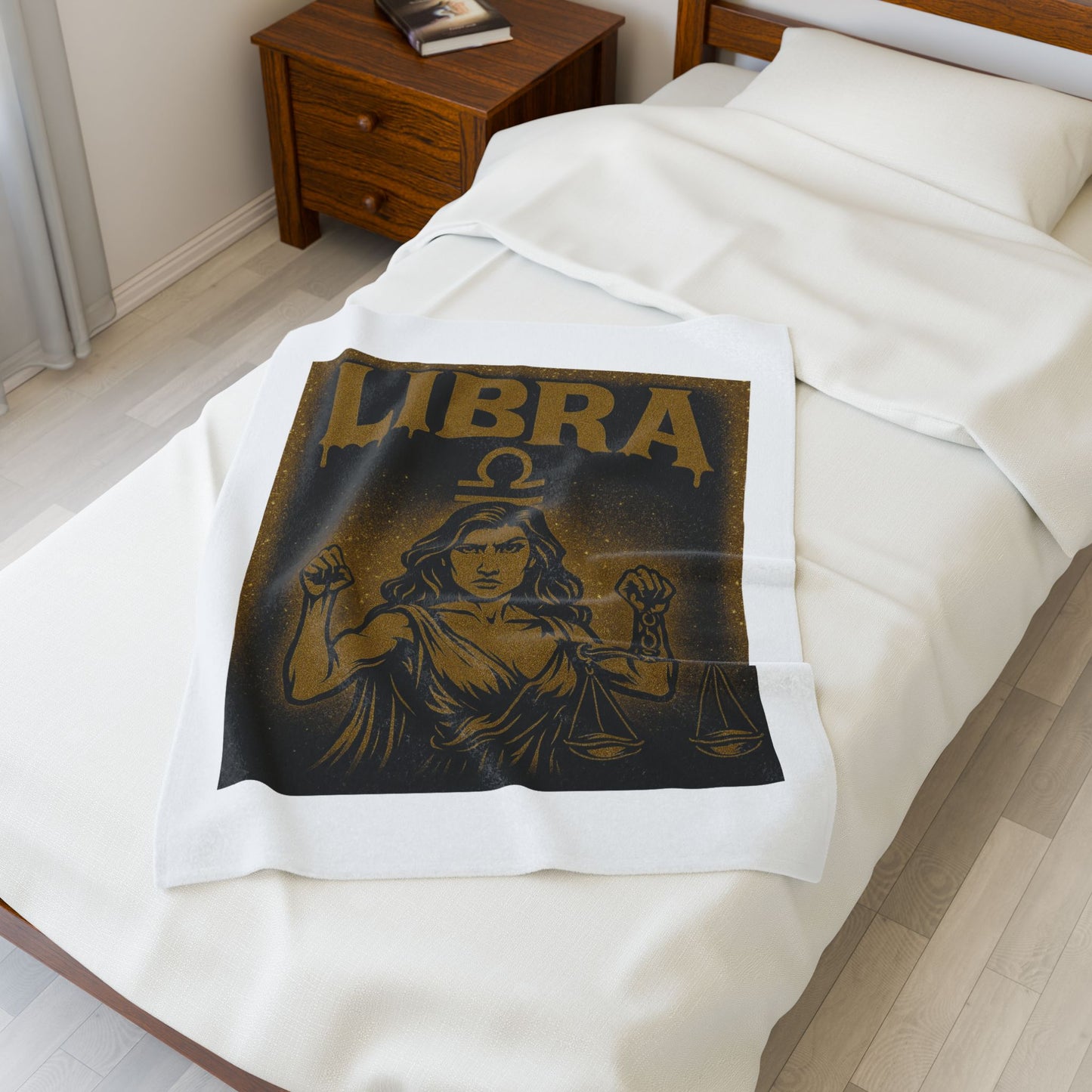 Scorpio Velveteen Plush Blanket | Cozy Zodiac Throw, Astrology Gift, Unique Home Decor, Birthday Gift for Scorpio, Warm & Soft Blanket