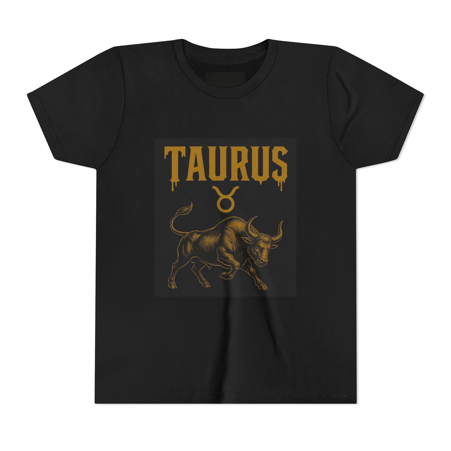 Gemini Wolf Youth Short Sleeve Tee - Astrology Shirt, Birthday Gift, Zodiac Apparel, Unique Tee for Kids