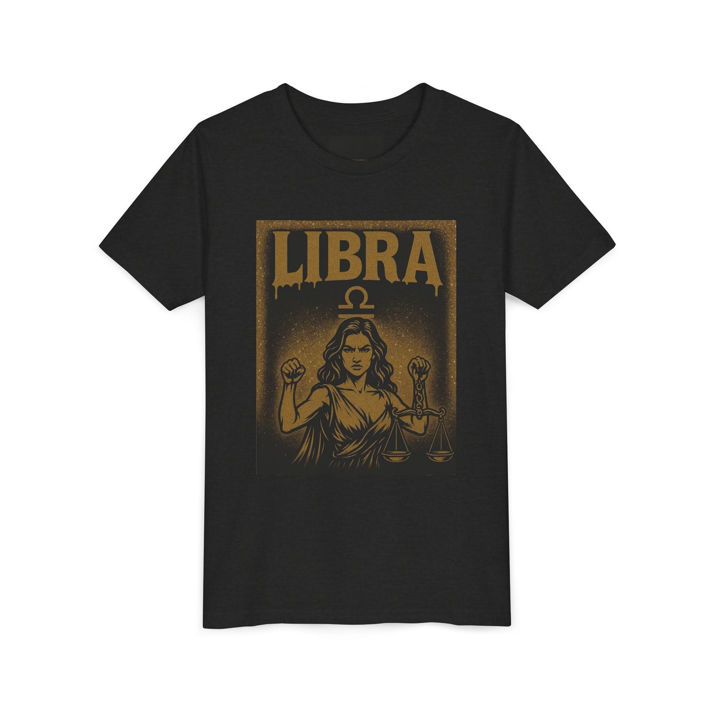 Gemini Wolf Youth Short Sleeve Tee - Astrology Shirt, Birthday Gift, Zodiac Apparel, Unique Tee for Kids