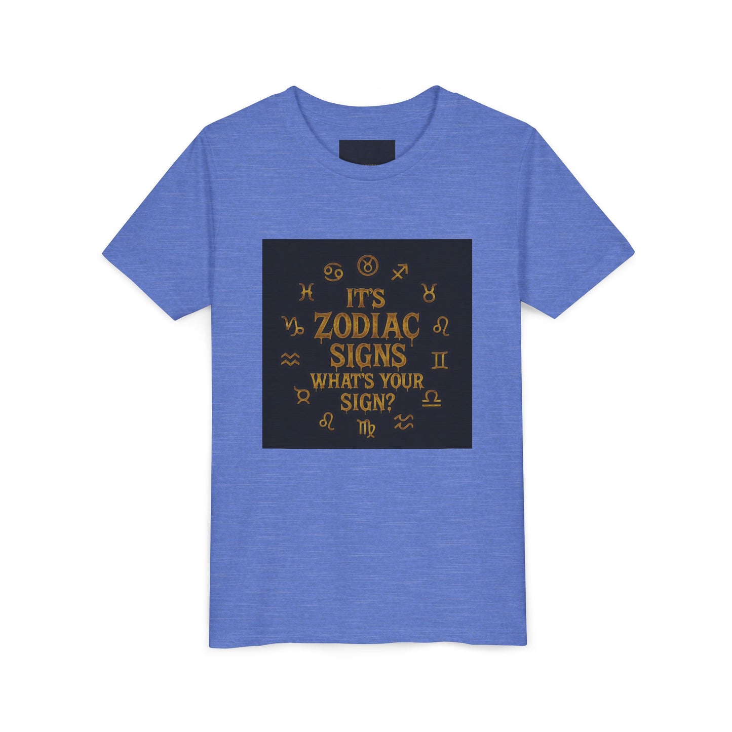 Gemini Wolf Youth Short Sleeve Tee - Astrology Shirt, Birthday Gift, Zodiac Apparel, Unique Tee for Kids