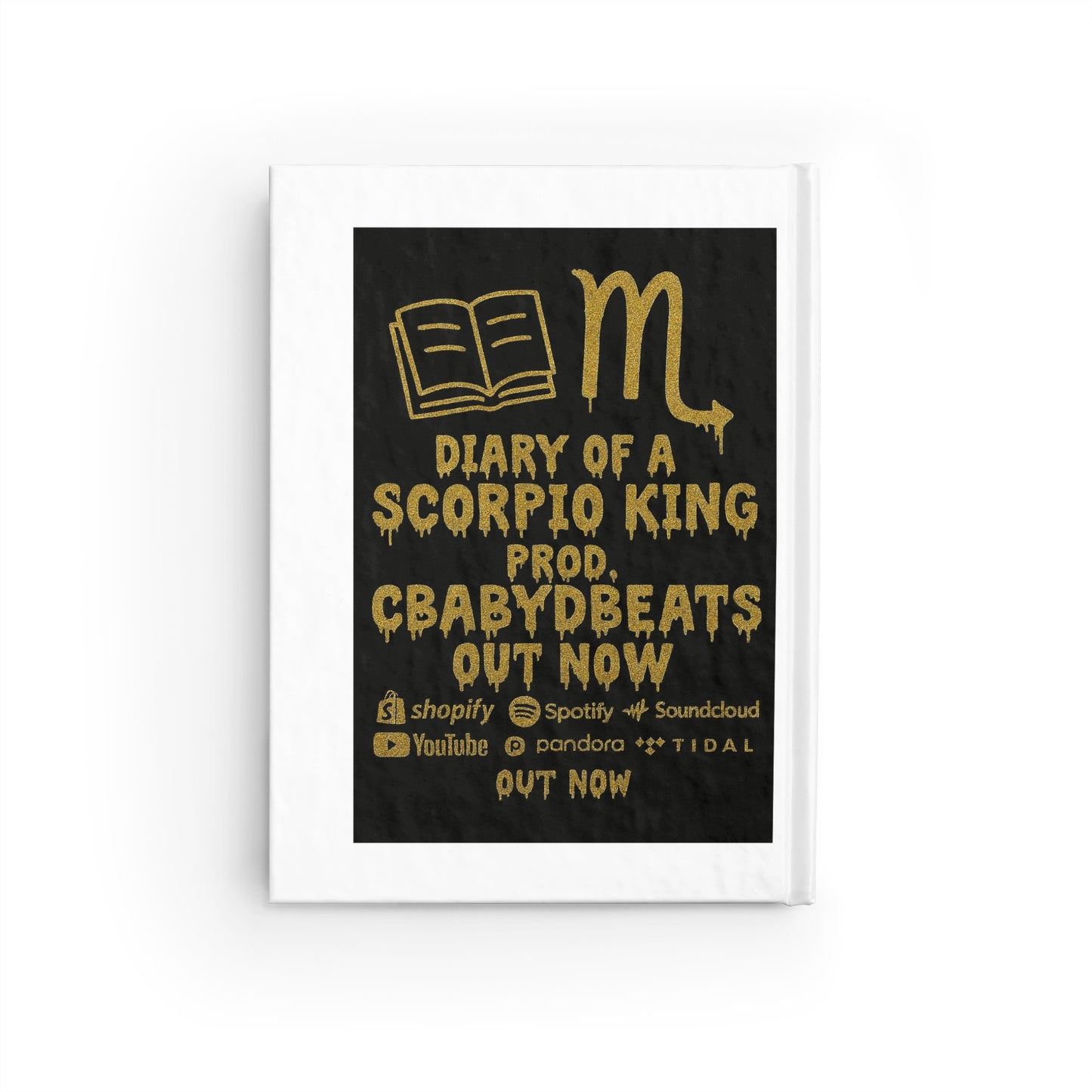 Scorpio King Journal - Diary of a Scorpio King, Astrology Journal, Personalized Gift, Zodiac Notebook, Halloween Gift