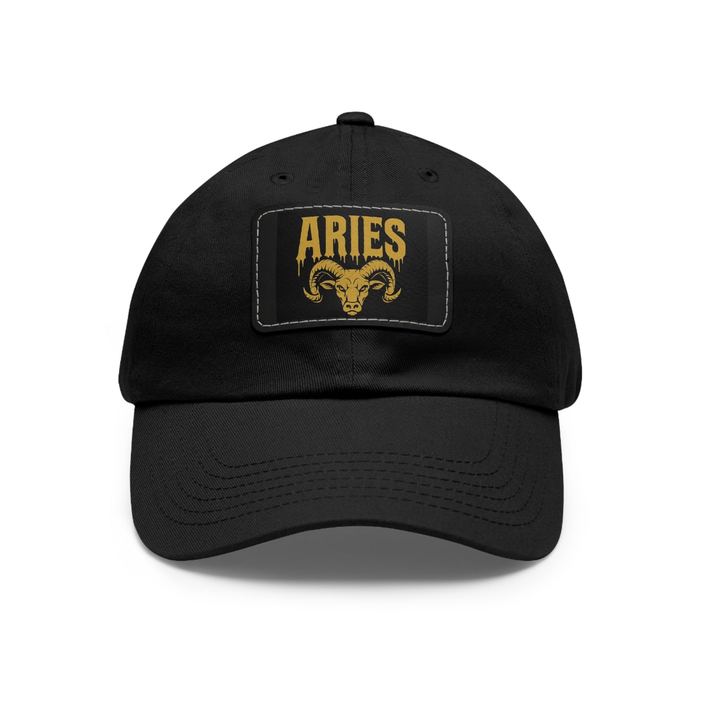 Dad Hat with Leather Patch, Astrology Fashion Hat, Gift for Pisces, Casual Outfit Accessory, Birthday Gift for Him