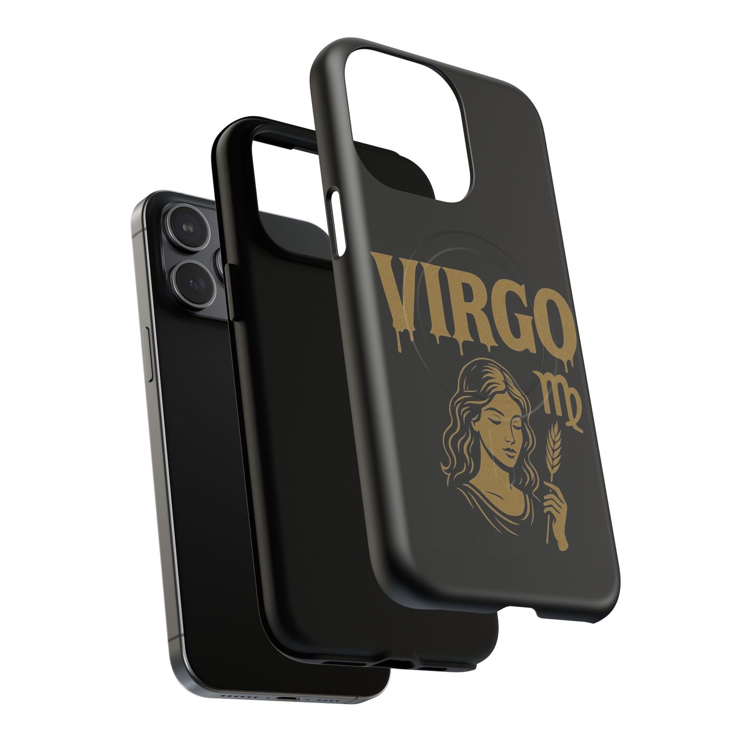Virgo Zodiac Magnetic Phone Case, Tough Phone Cover for Astrologers, Horoscope Gift, Astrology Accessory, Durable Cell Phone Protector
