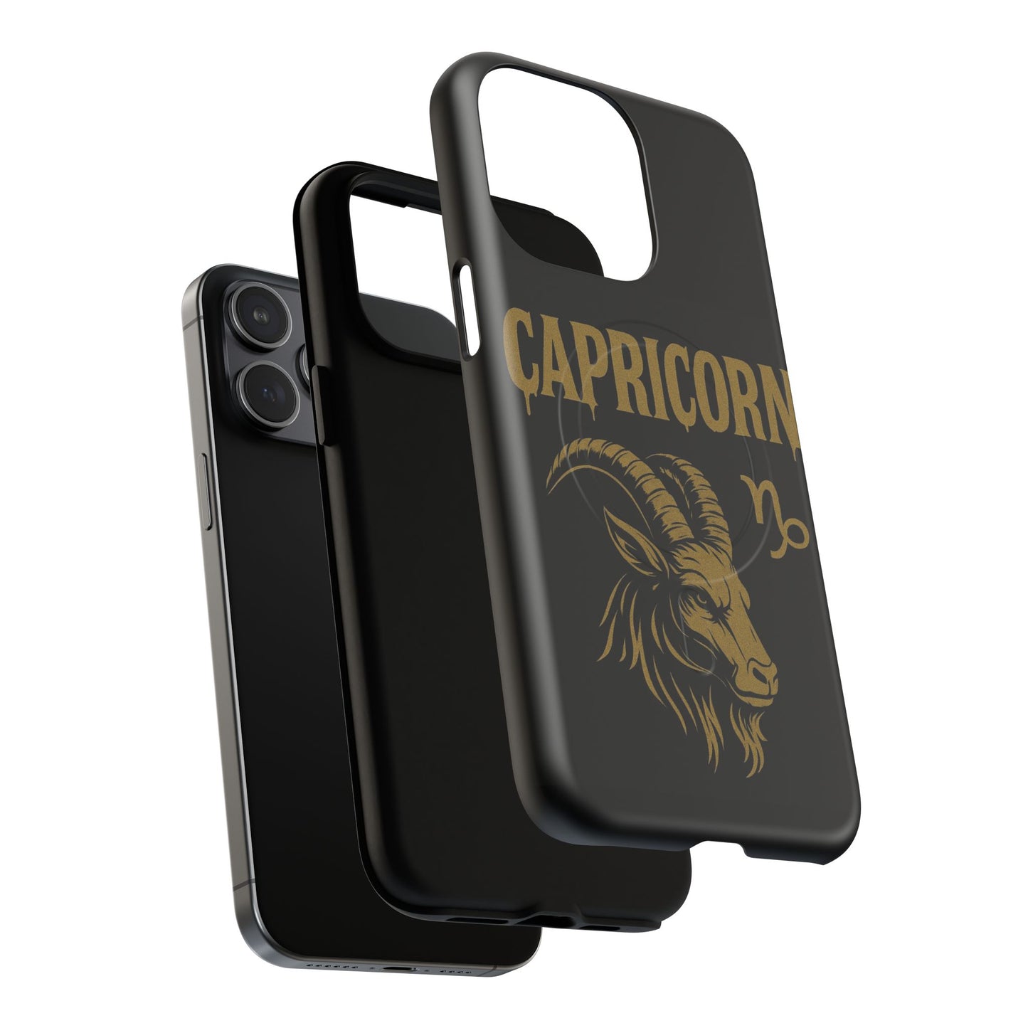 Capricorn Zodiac Magnetic Phone Case, Tough Phone Cover for Astrologers, Horoscope Gift, Astrology Accessory, Durable Cell Phone Protector
