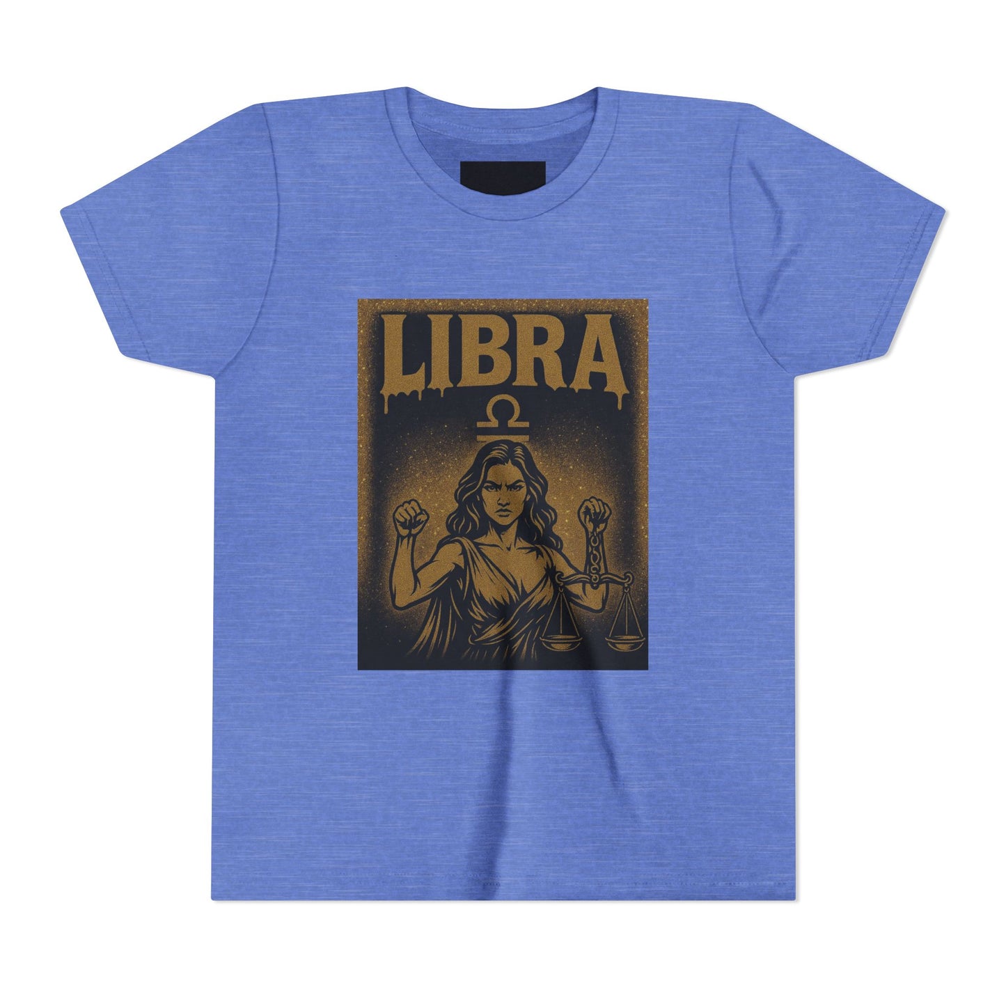 Gemini Wolf Youth Short Sleeve Tee - Astrology Shirt, Birthday Gift, Zodiac Apparel, Unique Tee for Kids