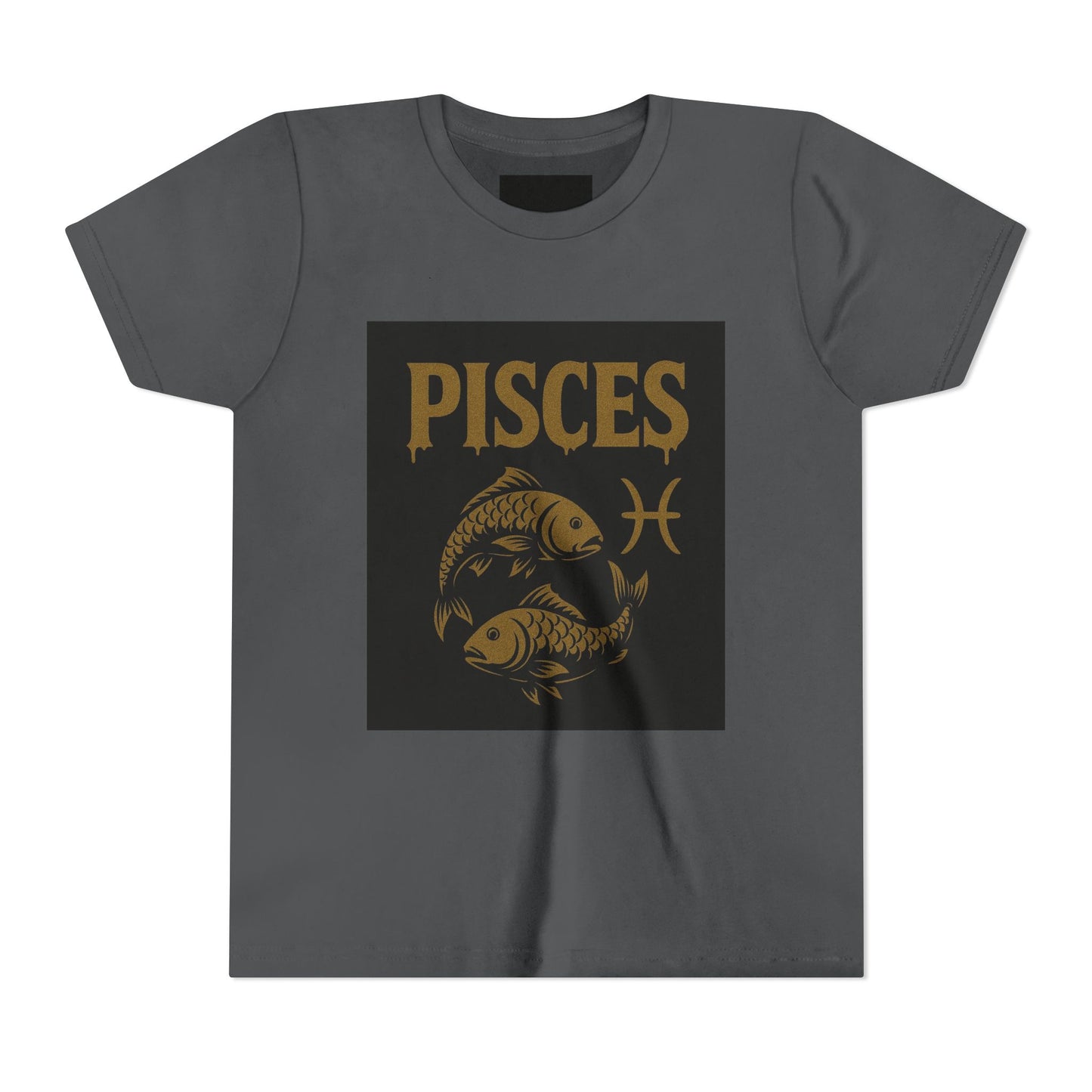 Gemini Wolf Youth Short Sleeve Tee - Astrology Shirt, Birthday Gift, Zodiac Apparel, Unique Tee for Kids