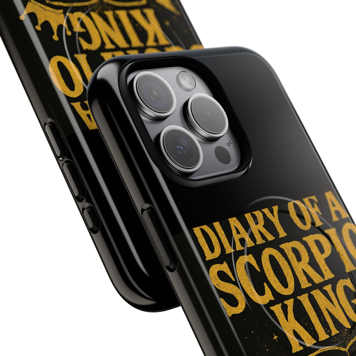 Diary of a scorpion king Zodiac Magnetic Phone Case, Tough Phone Cover for Astrologers, Horoscope Gift, Astrology Accessory, Durable Cell Phone Protector
