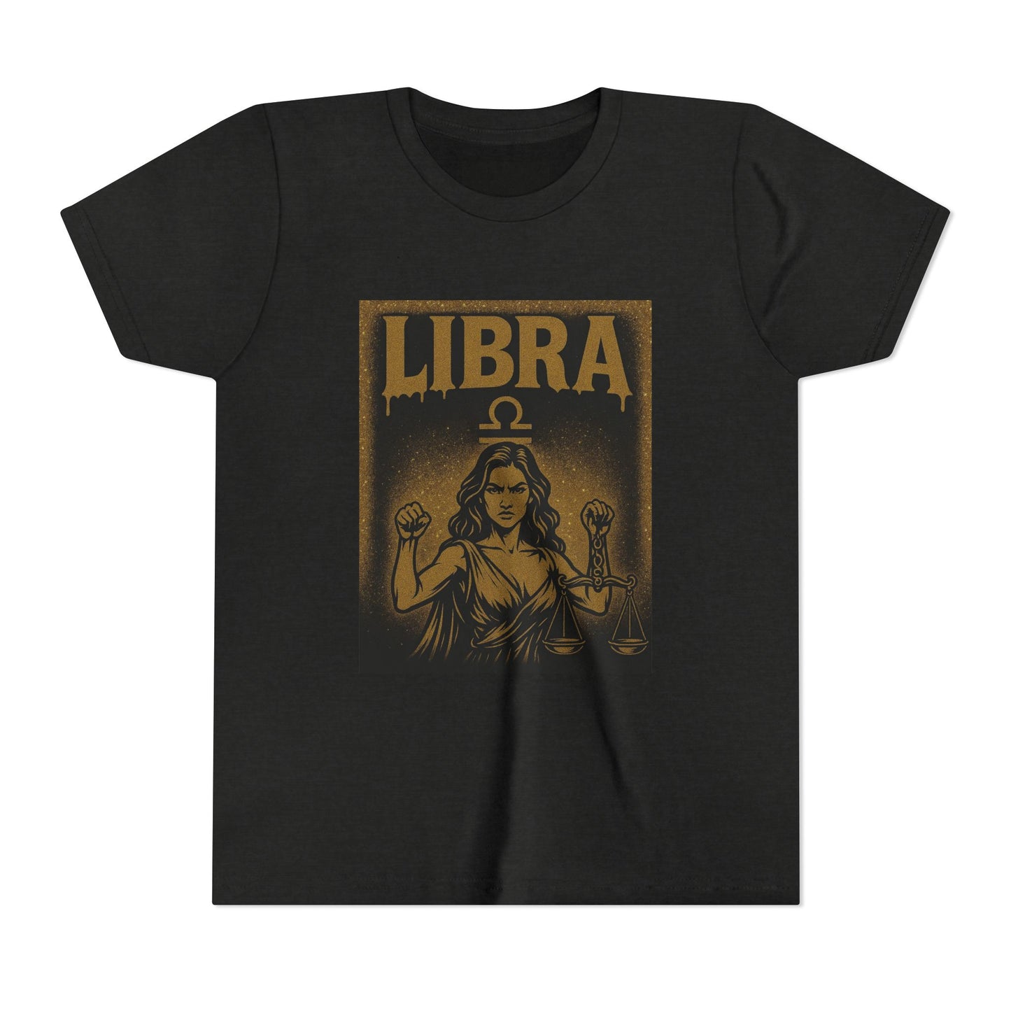 Gemini Wolf Youth Short Sleeve Tee - Astrology Shirt, Birthday Gift, Zodiac Apparel, Unique Tee for Kids