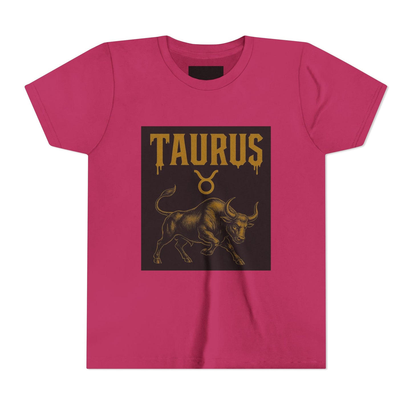 Gemini Wolf Youth Short Sleeve Tee - Astrology Shirt, Birthday Gift, Zodiac Apparel, Unique Tee for Kids