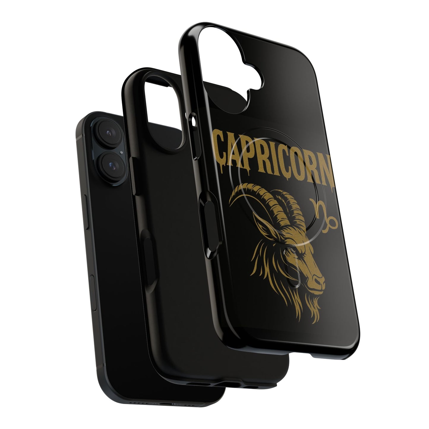 Capricorn Zodiac Magnetic Phone Case, Tough Phone Cover for Astrologers, Horoscope Gift, Astrology Accessory, Durable Cell Phone Protector