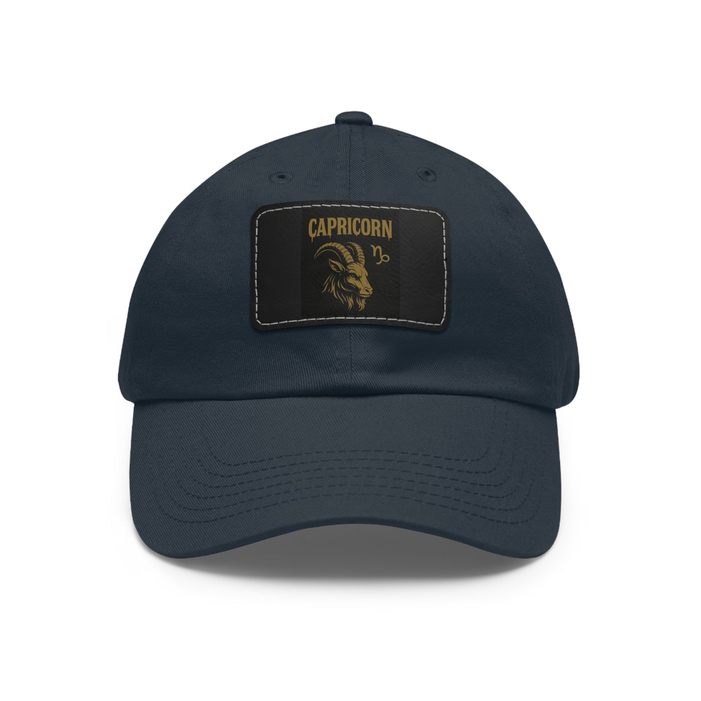 Dad Hat with Leather Patch, Astrology Fashion Hat, Gift for Pisces, Casual Outfit Accessory, Birthday Gift for Him