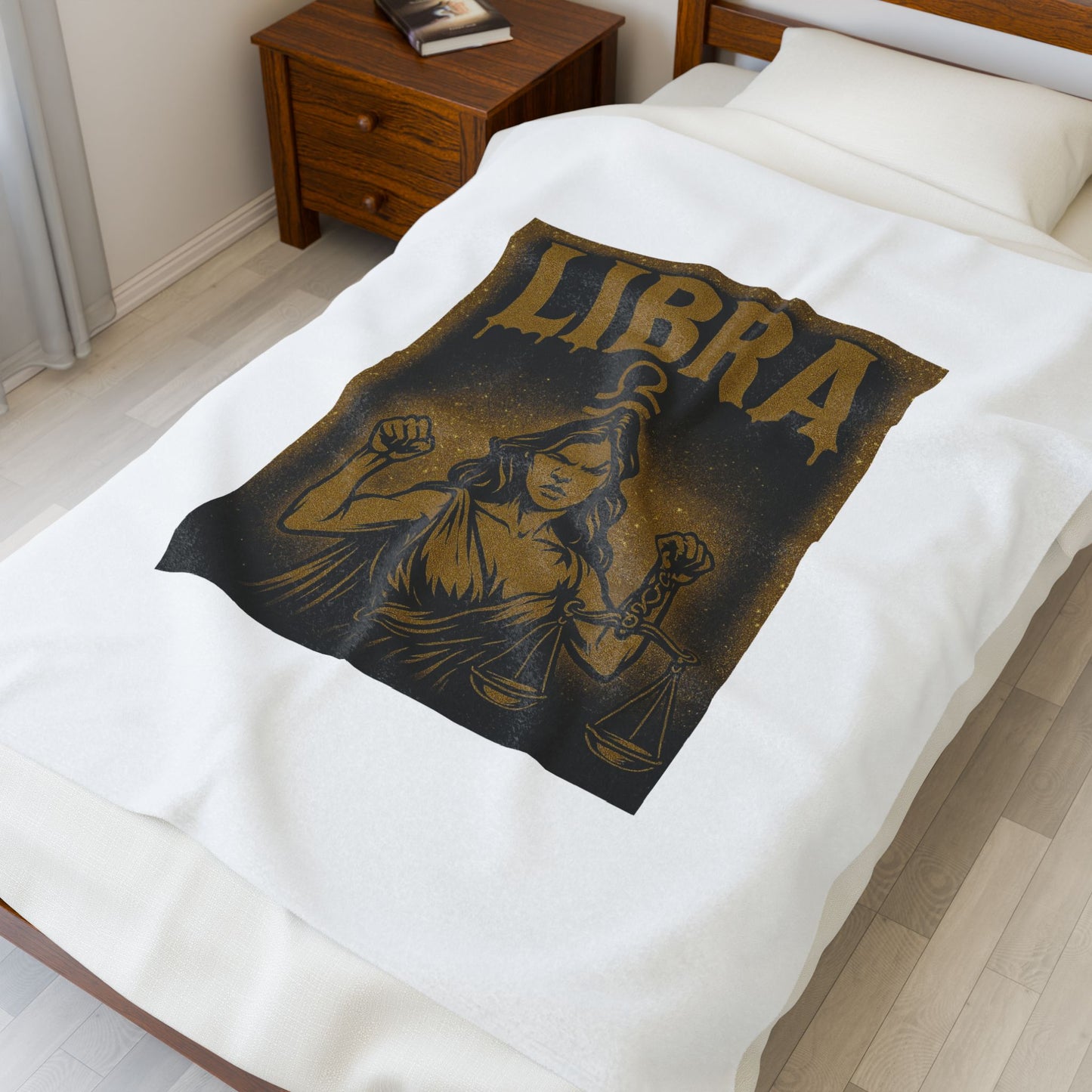 Scorpio Velveteen Plush Blanket | Cozy Zodiac Throw, Astrology Gift, Unique Home Decor, Birthday Gift for Scorpio, Warm & Soft Blanket