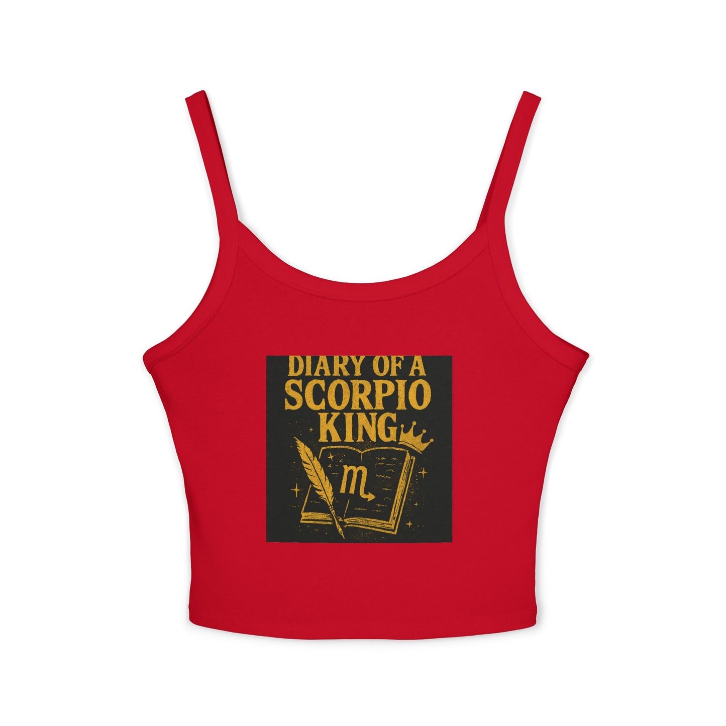 Sagittarius Zodiac Spaghetti Strap Tank Top, Astrology Apparel, Horoscope Gift, Birthday Top, Summer Fashion, Zodiac Sign Clothing