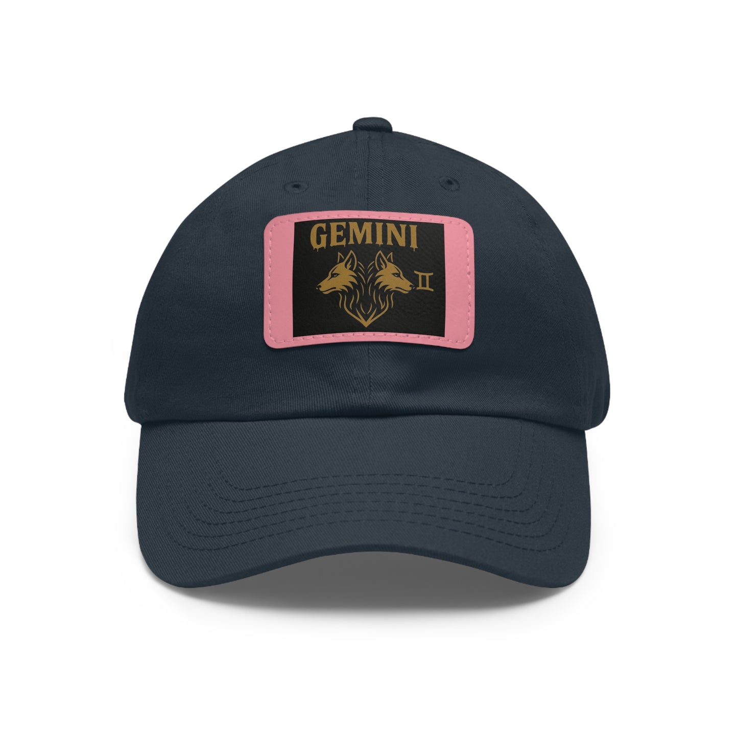 Dad Hat with Leather Patch, Astrology Fashion Hat, Gift for Pisces, Casual Outfit Accessory, Birthday Gift for Him