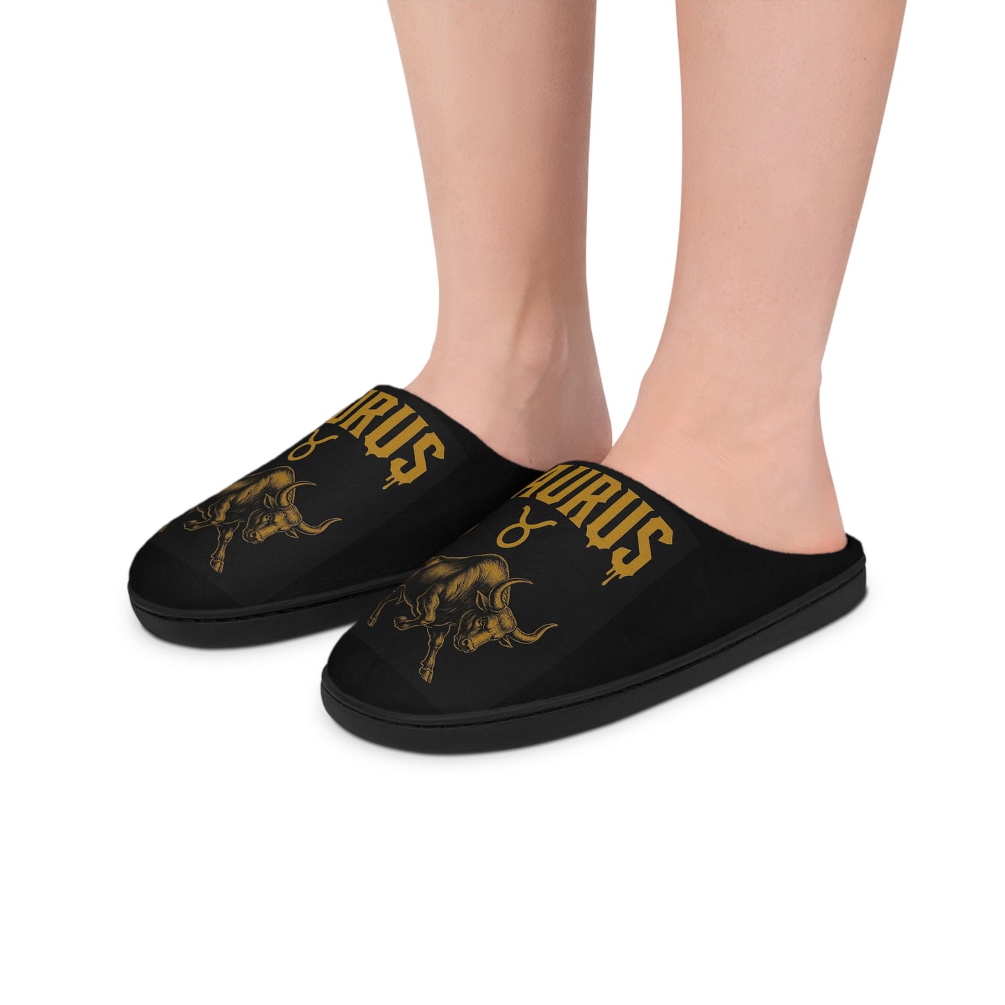 Taurus Slippers, Cozy Women's Indoor Footwear, Astrology Gift, Birthday Presents, Home Essentials