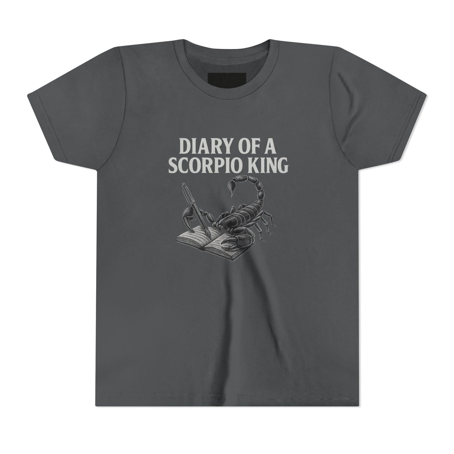 Gemini Wolf Youth Short Sleeve Tee - Astrology Shirt, Birthday Gift, Zodiac Apparel, Unique Tee for Kids