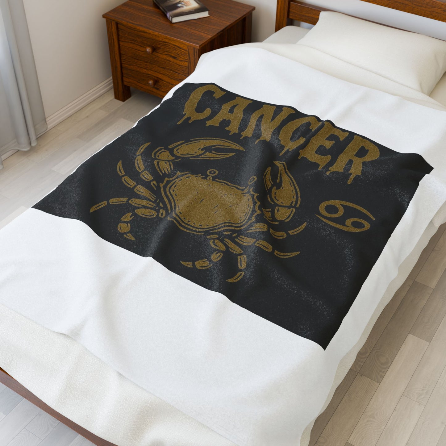 Scorpio Velveteen Plush Blanket | Cozy Zodiac Throw, Astrology Gift, Unique Home Decor, Birthday Gift for Scorpio, Warm & Soft Blanket