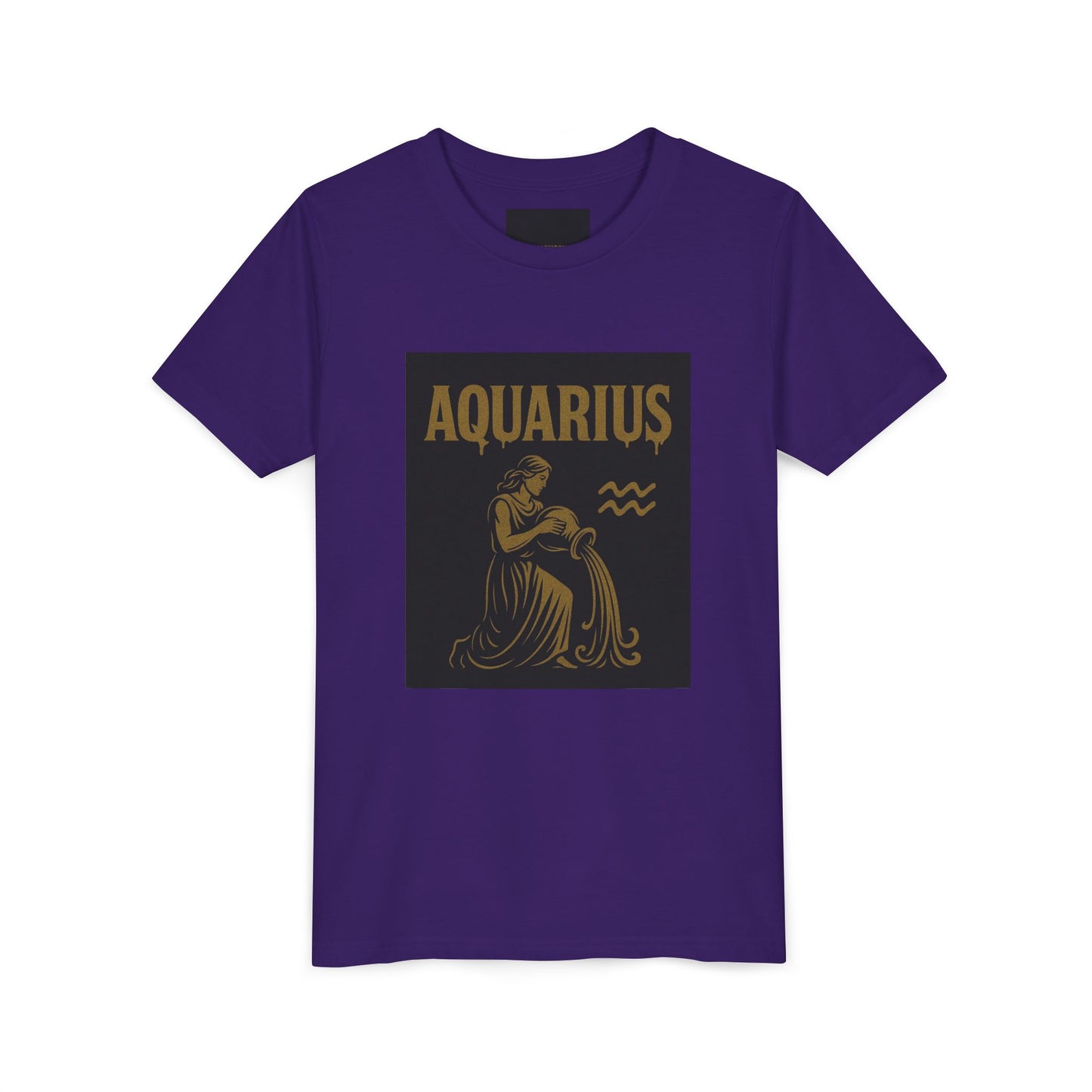 Gemini Wolf Youth Short Sleeve Tee - Astrology Shirt, Birthday Gift, Zodiac Apparel, Unique Tee for Kids