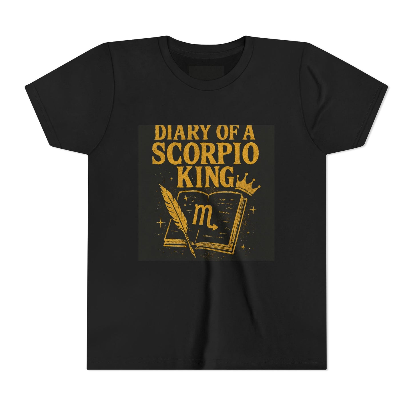 Gemini Wolf Youth Short Sleeve Tee - Astrology Shirt, Birthday Gift, Zodiac Apparel, Unique Tee for Kids