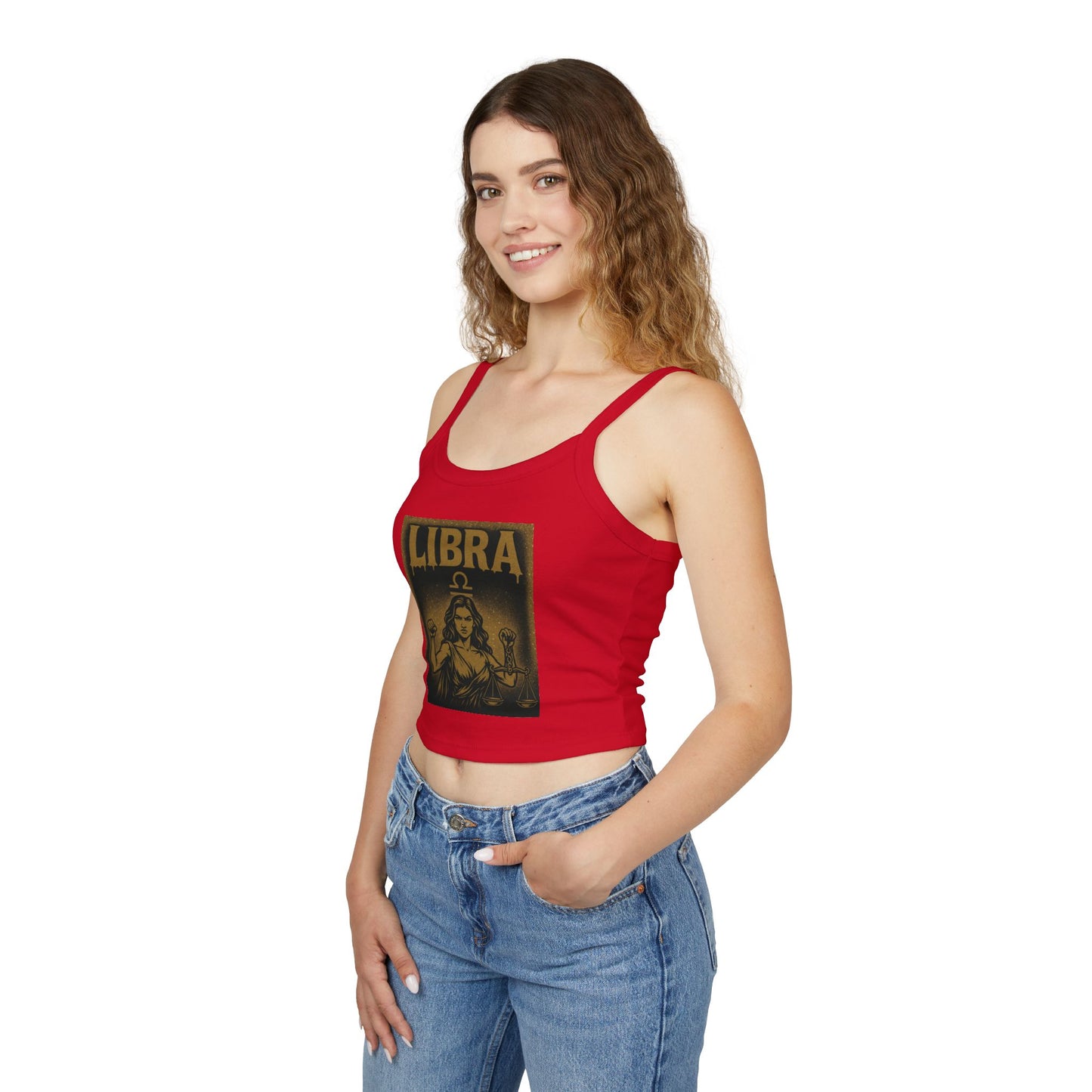 Sagittarius Zodiac Spaghetti Strap Tank Top, Astrology Apparel, Horoscope Gift, Birthday Top, Summer Fashion, Zodiac Sign Clothing