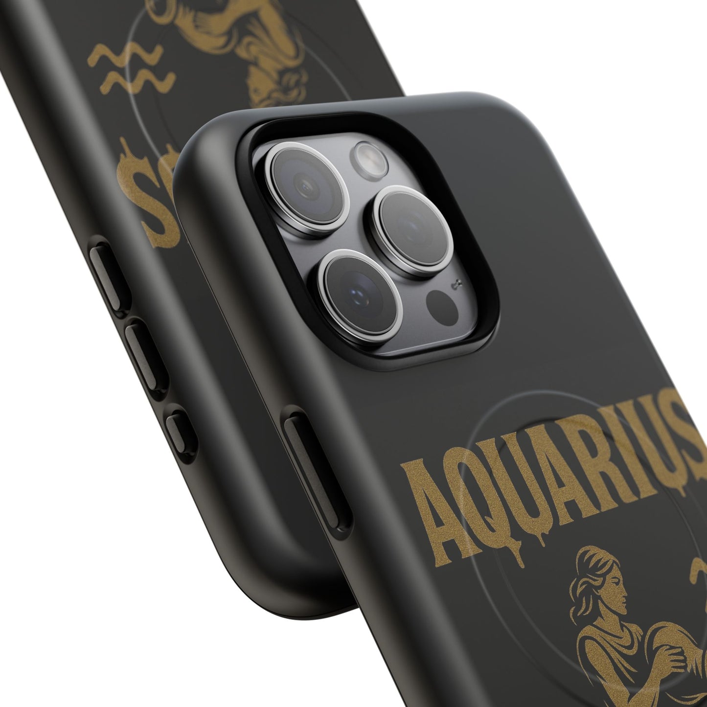 Aquarius Zodiac Magnetic Phone Case, Tough Phone Cover for Astrologers, Horoscope Gift, Astrology Accessory, Durable Cell Phone Protector