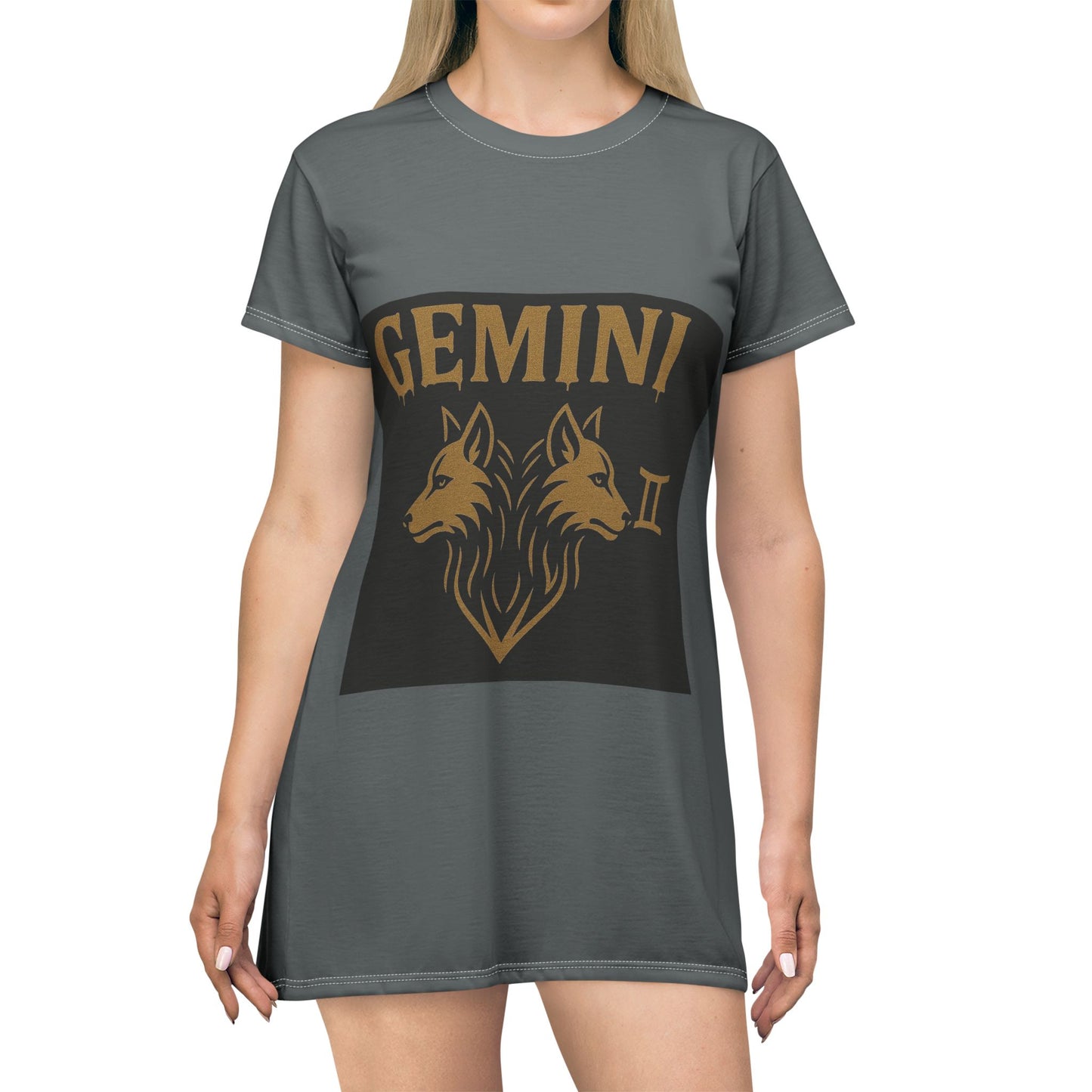 Music Vibes Graphic T-Shirt Dress, Casual Summer Dress, Women’s Lounge Wear, Gift for Music Lovers, Festival Outfit