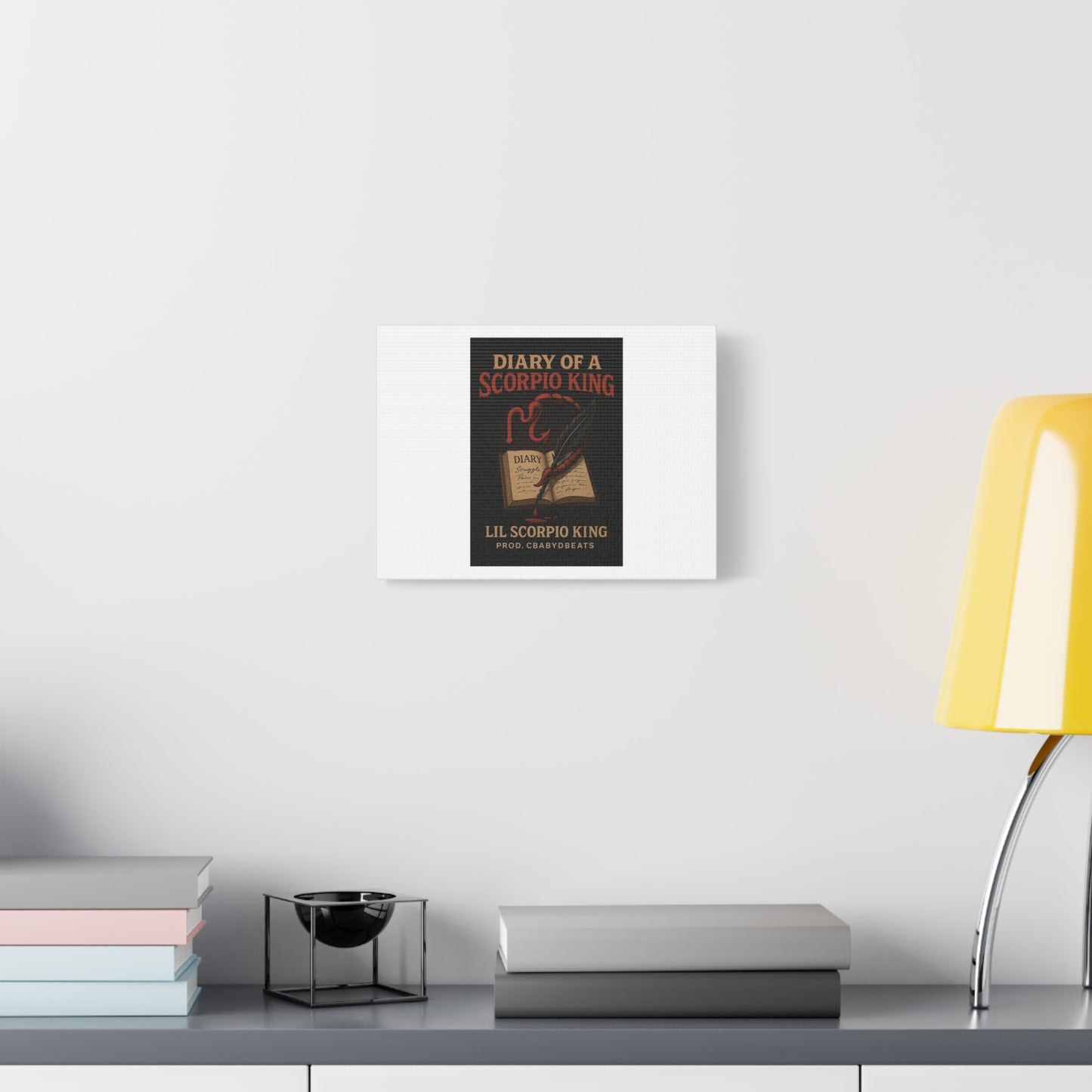 Dripping Text Canvas Wall Art, IDC What They Gotta Say, Motivational Decor, Trendy Home Decor, Bold Statement Piece, Gift for Friends