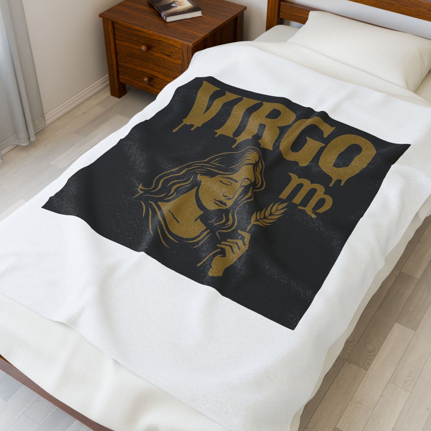 Scorpio Velveteen Plush Blanket | Cozy Zodiac Throw, Astrology Gift, Unique Home Decor, Birthday Gift for Scorpio, Warm & Soft Blanket