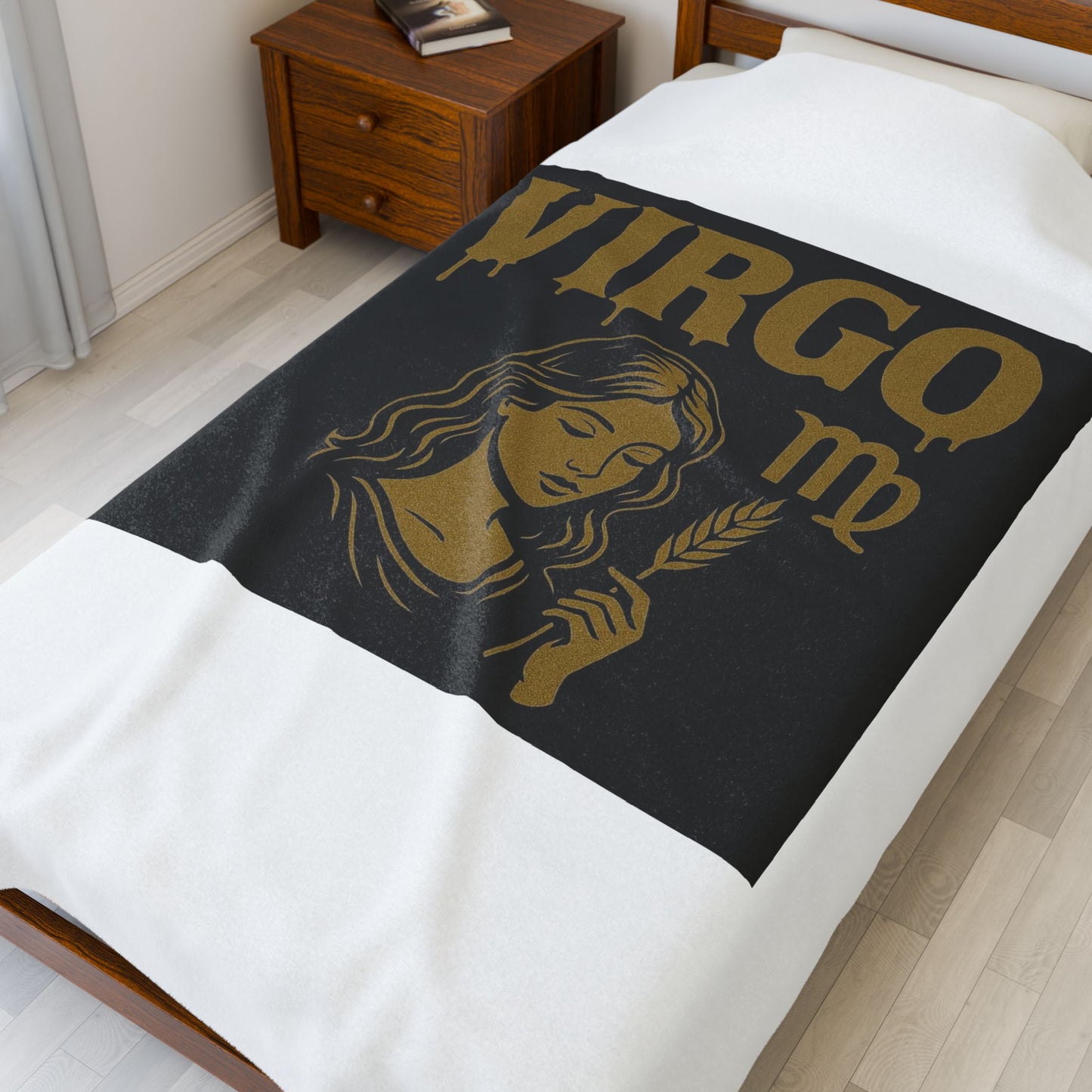 Scorpio Velveteen Plush Blanket | Cozy Zodiac Throw, Astrology Gift, Unique Home Decor, Birthday Gift for Scorpio, Warm & Soft Blanket