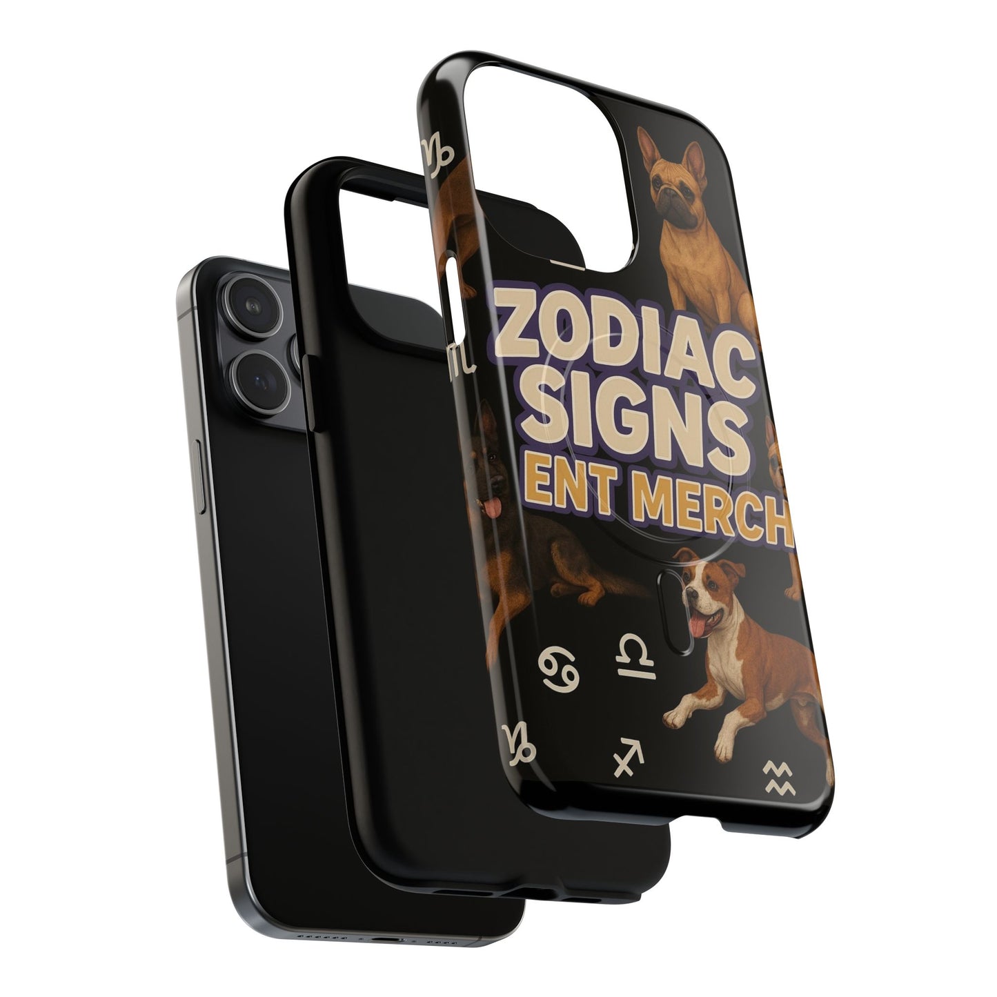 Zodiac Magnetic Phone Case, Tough Phone Cover for Astrologers, Horoscope Gift, Astrology Accessory, Durable Cell Phone Protector